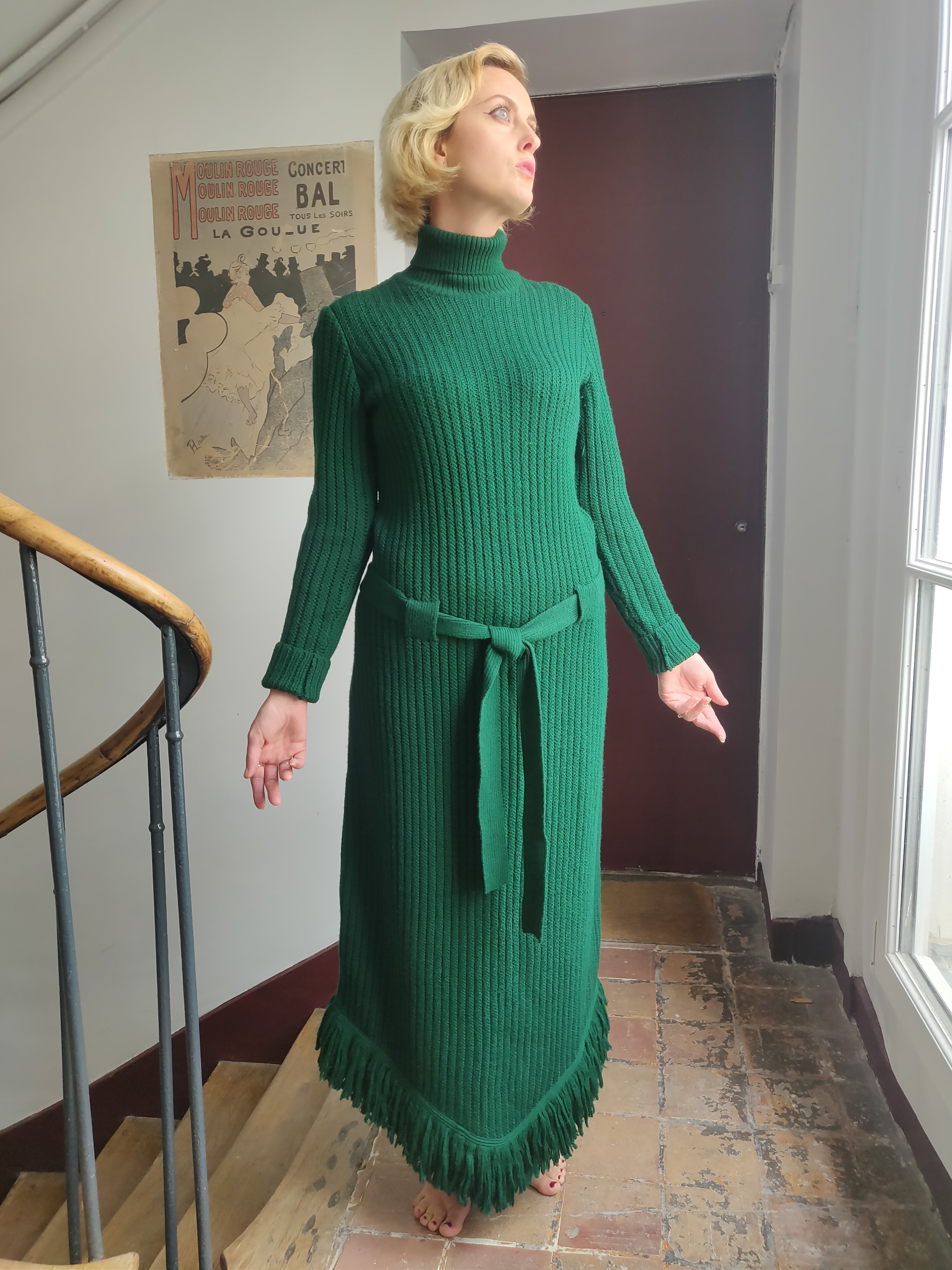 70s Turtleneck Dress