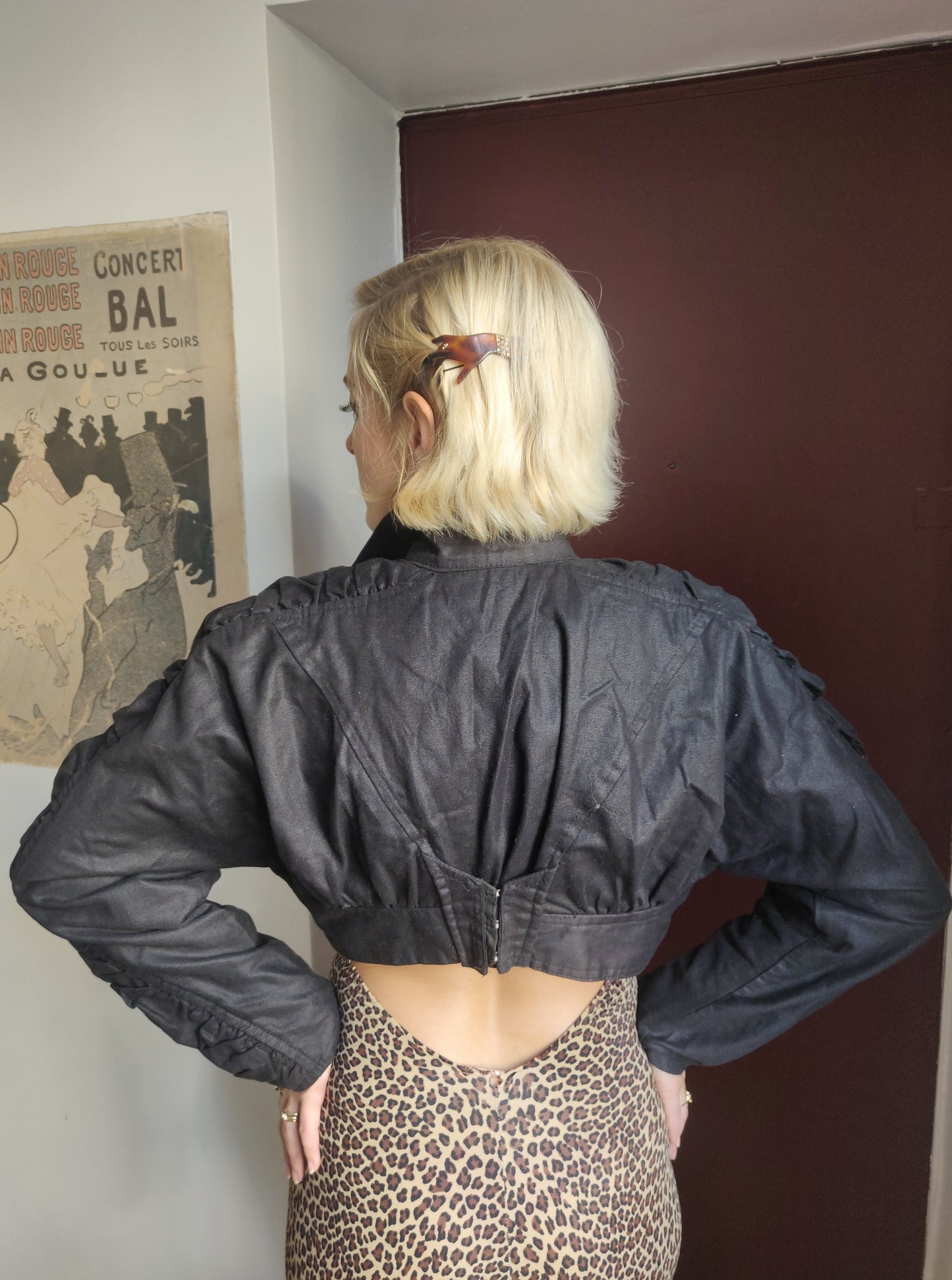 1980s Young Edwardian Cropped Jacket