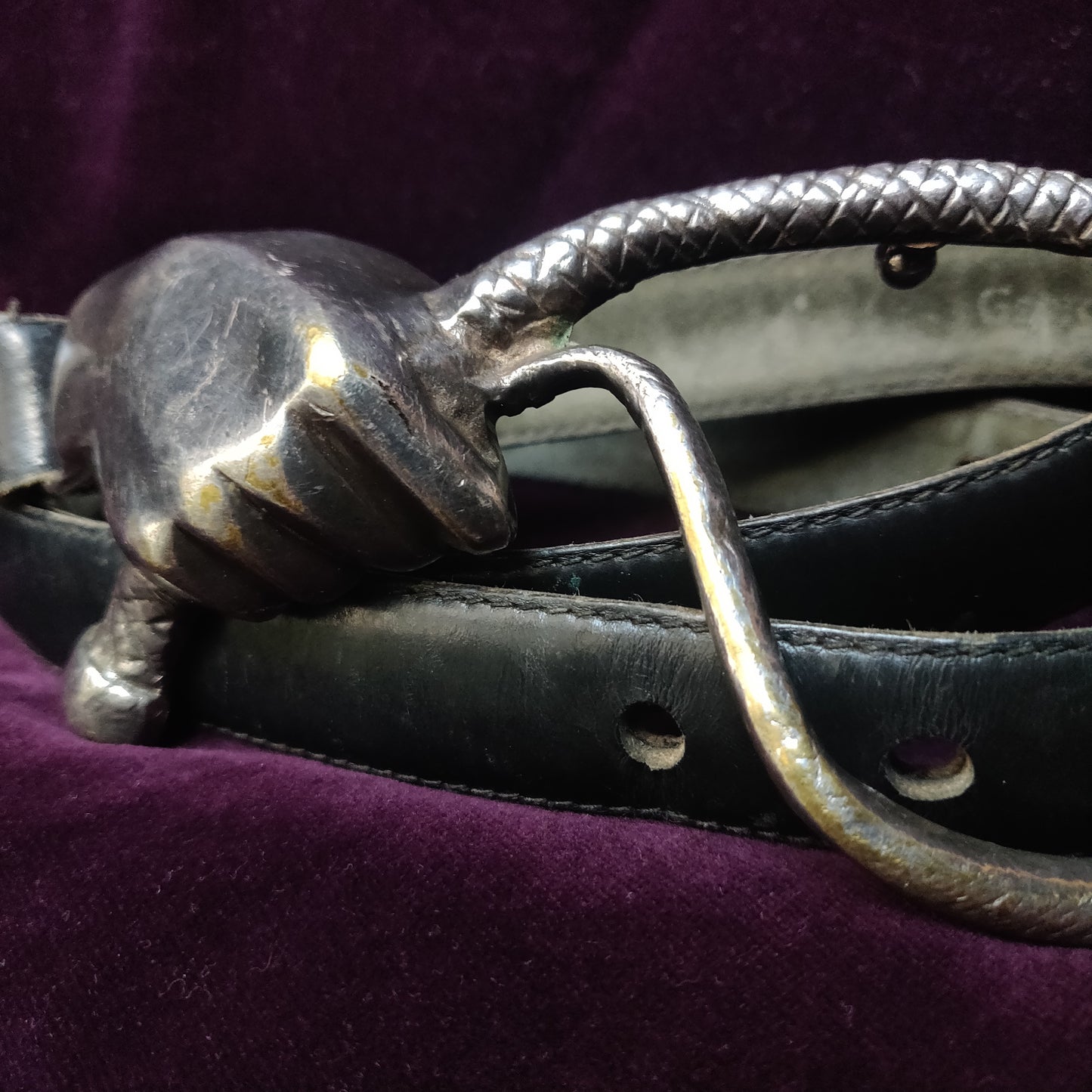 1970s Georges Mailian Hand and Whip Belt