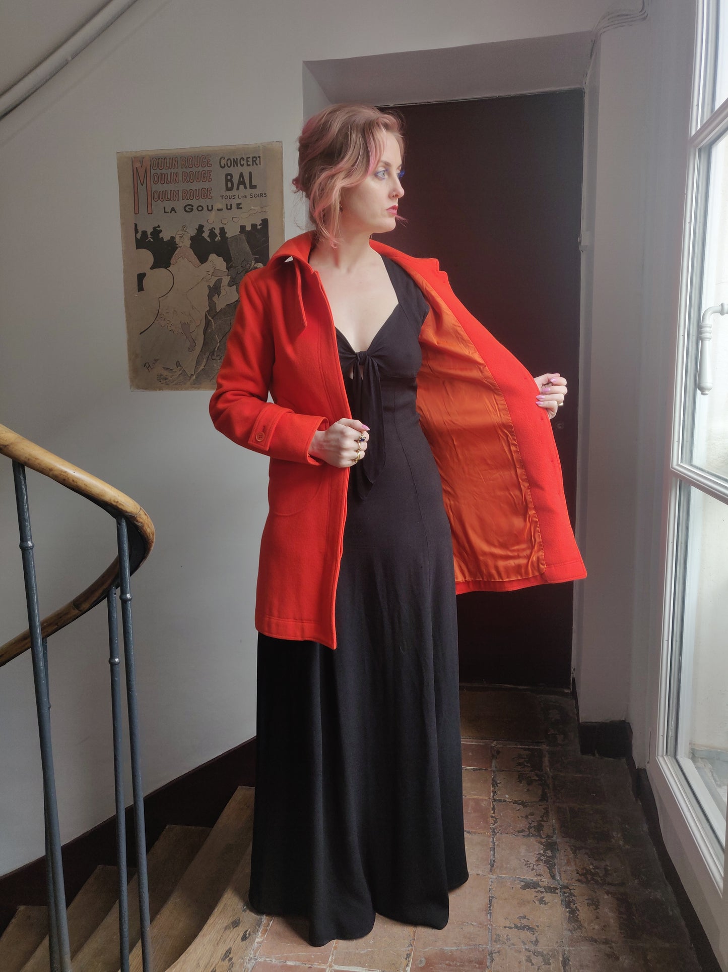 1960s/70s Vibrant Orange Courrèges Coat