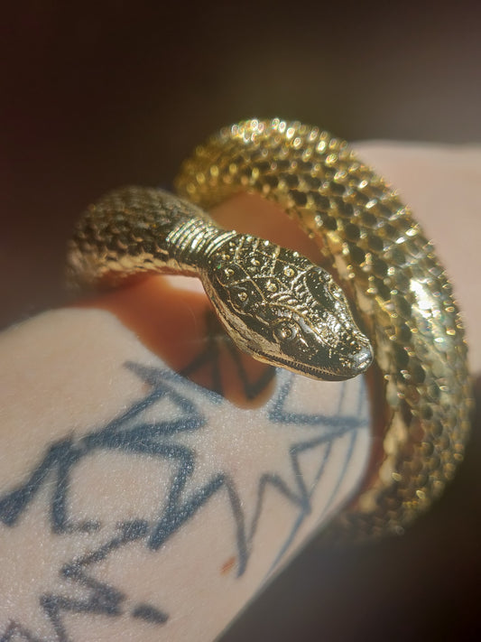 1960s Whiting & Davis Mesh Snake Bracelet