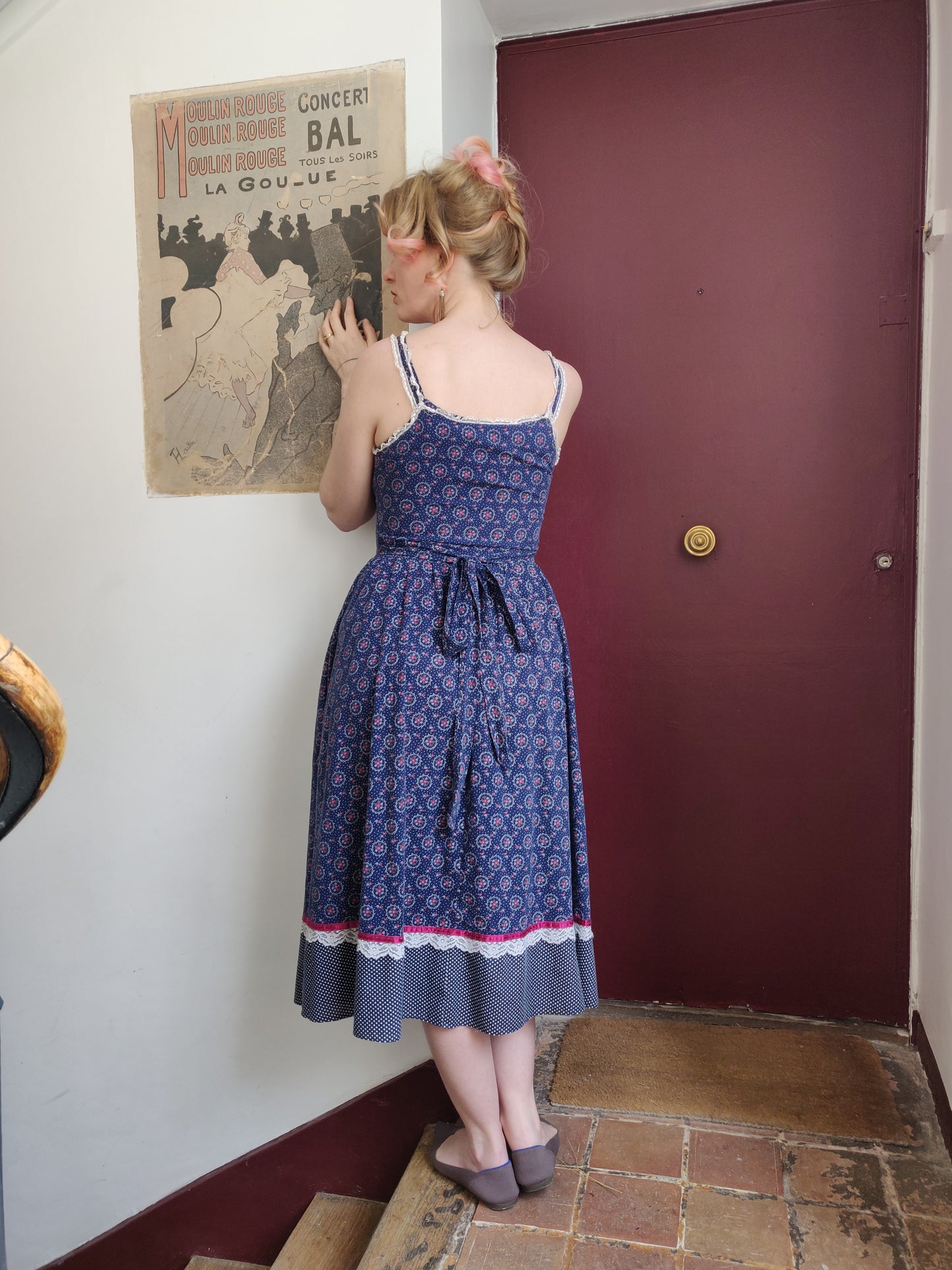 1970s Gunne Sax Sun Dress