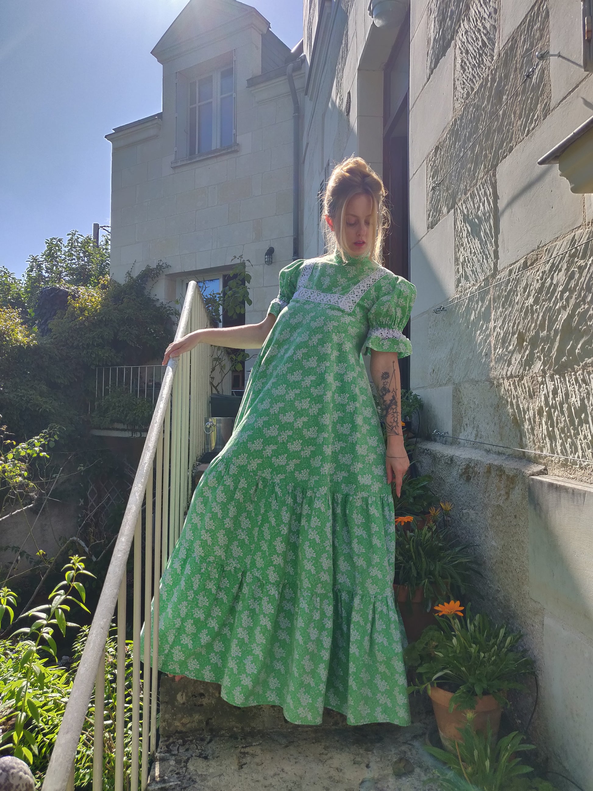 1970s Laura Ashley Dress Moorchild Paris Vintage 1970s Laura Ashley Dress Moorchild Paris Vintage