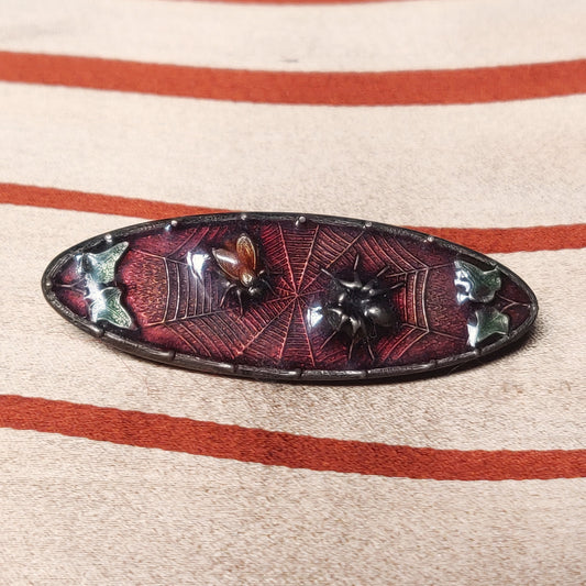 Spider and Fly Brooch