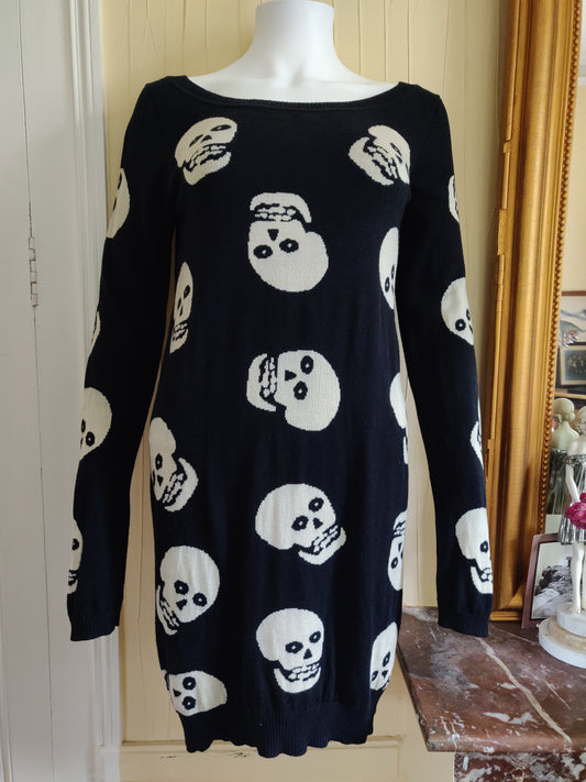 Betsey Johnson Skull Sweater Dress