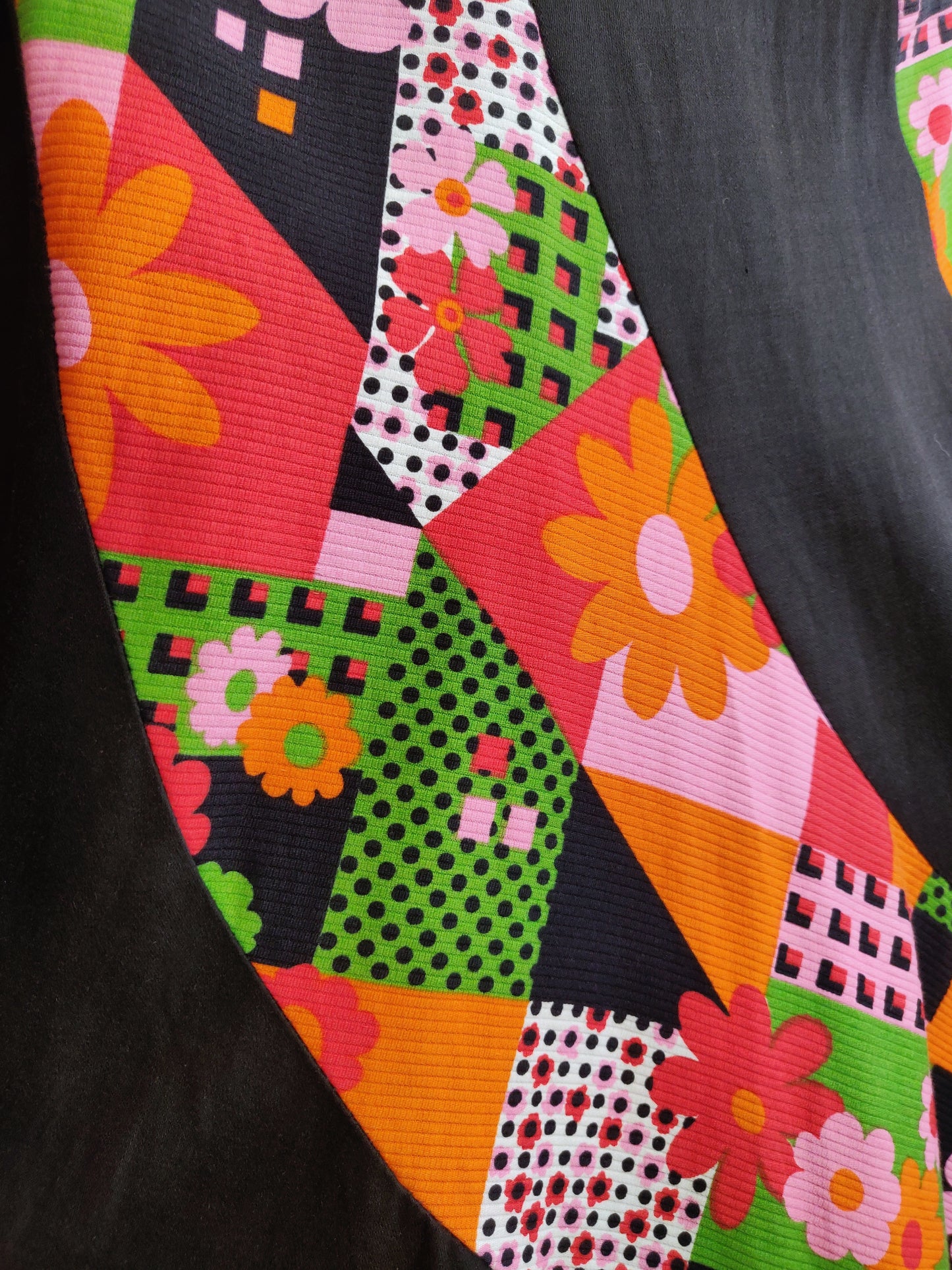 1970s Homemade Pinwheel Skirt