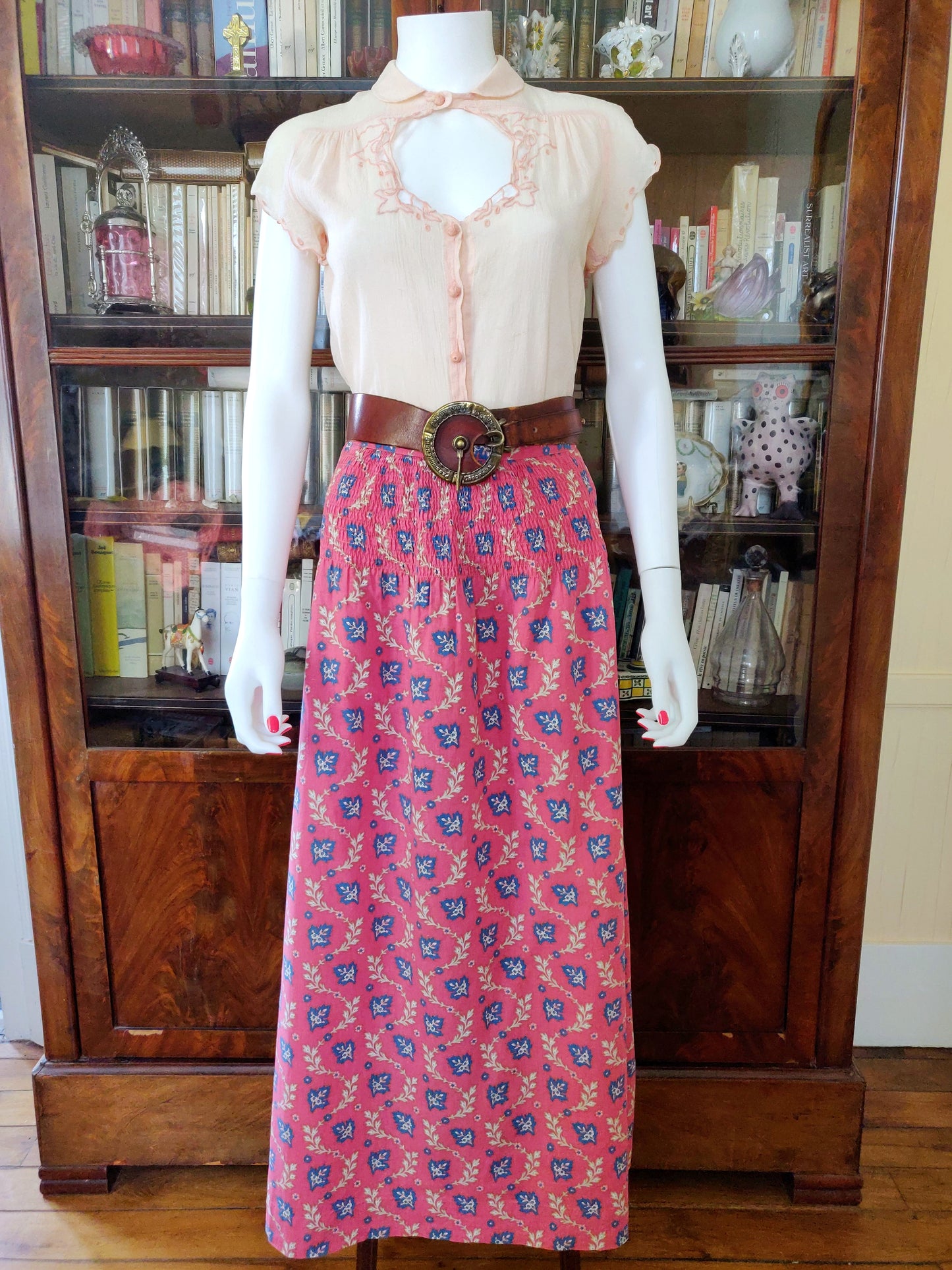 1970s Souleiado Skirt / Dress