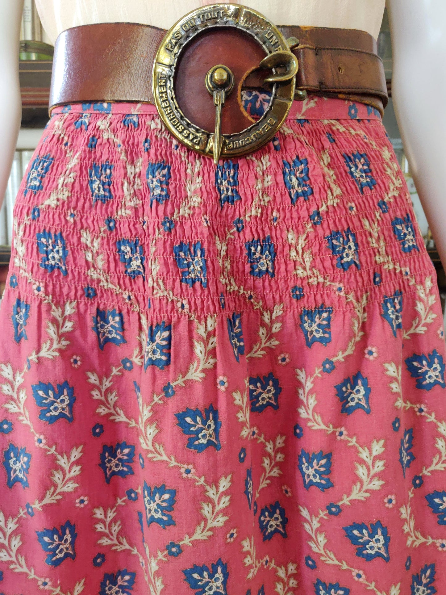 1970s Souleiado Skirt / Dress