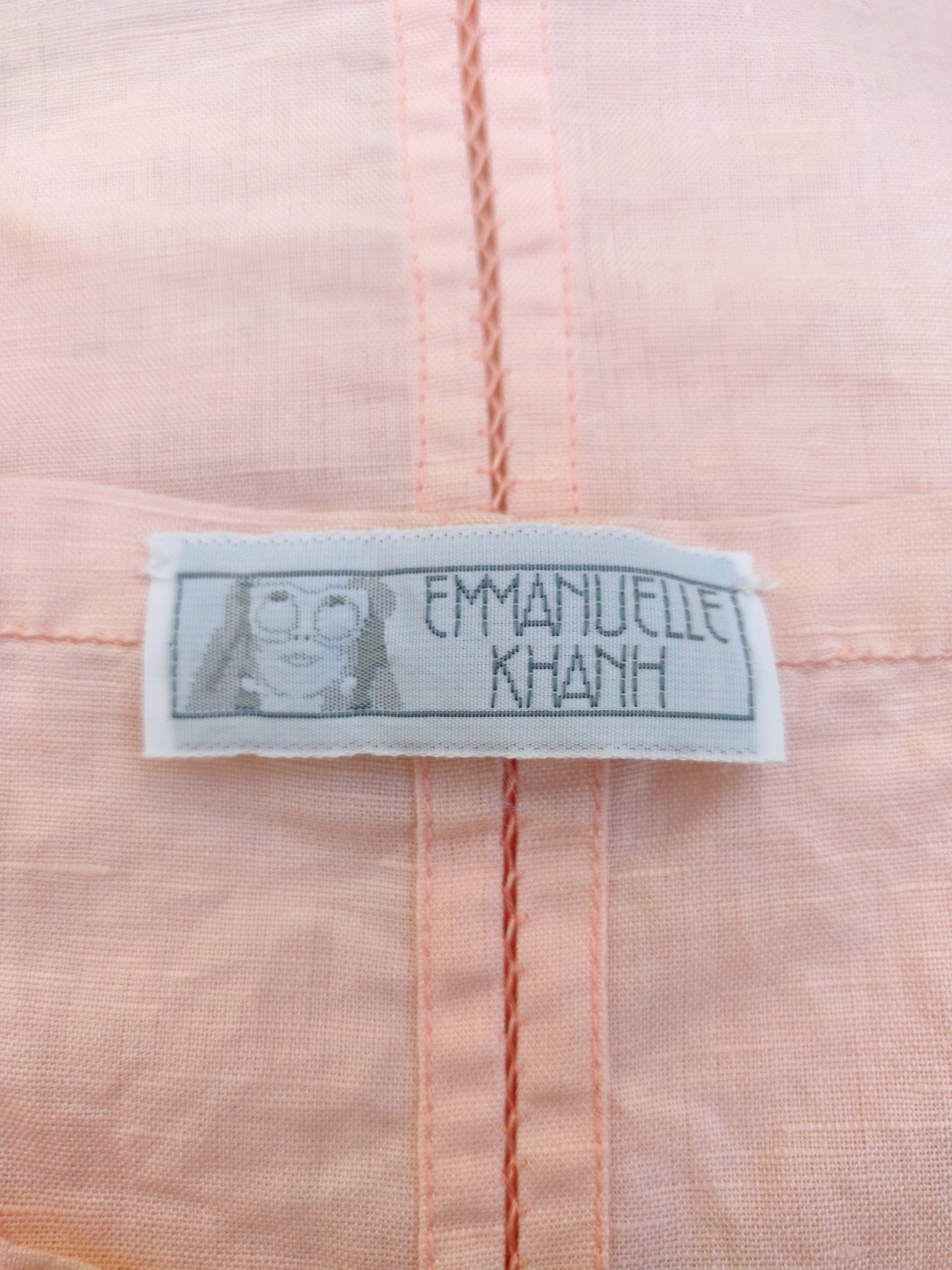 1970s Emmanuelle Khanh Embroidered Top