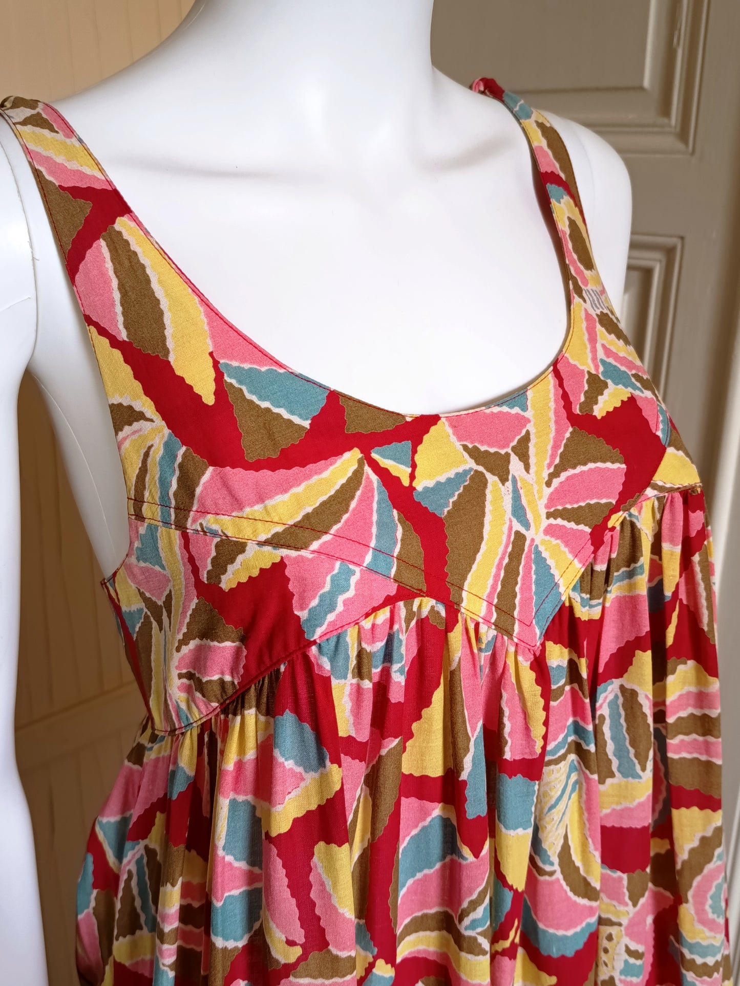 1970s Chacok Summer Dress