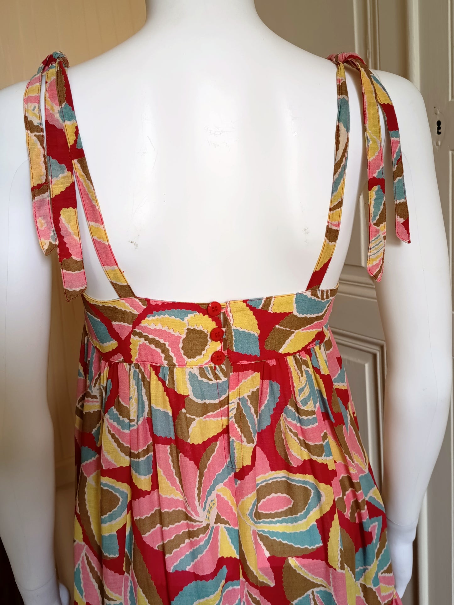 1970s Chacok Summer Dress
