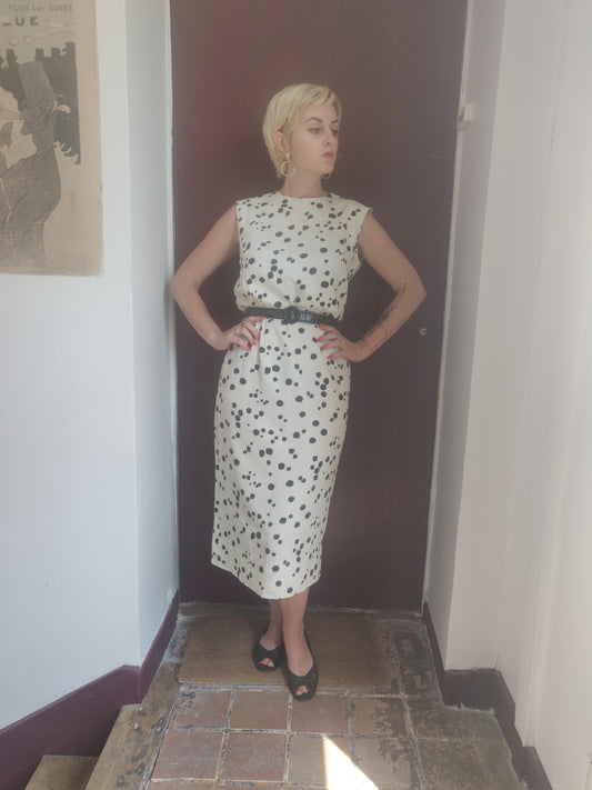 Late 50s / Early 60s Dalmatian Spots Dress