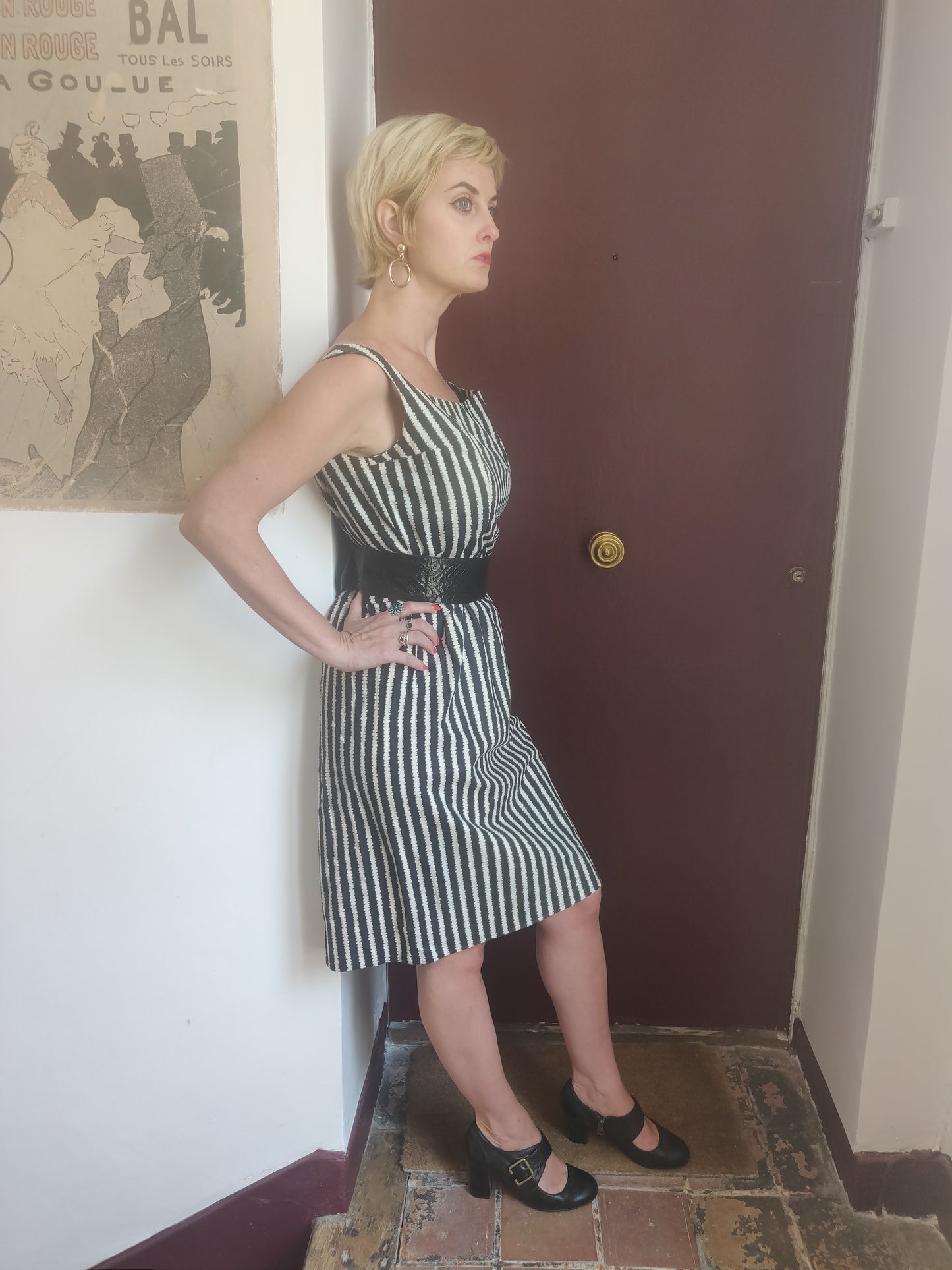 Late 50s / Early 60s French Bad Girl Wiggle Dress