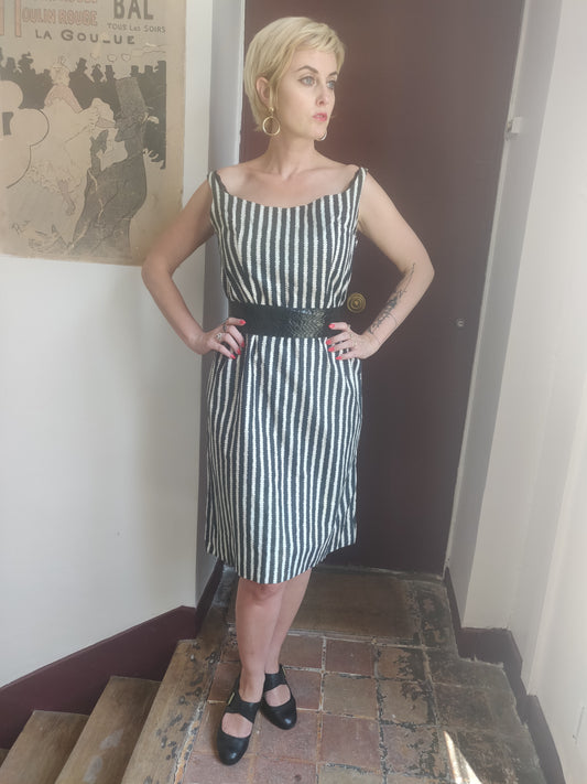 Late 50s / Early 60s French Bad Girl Wiggle Dress