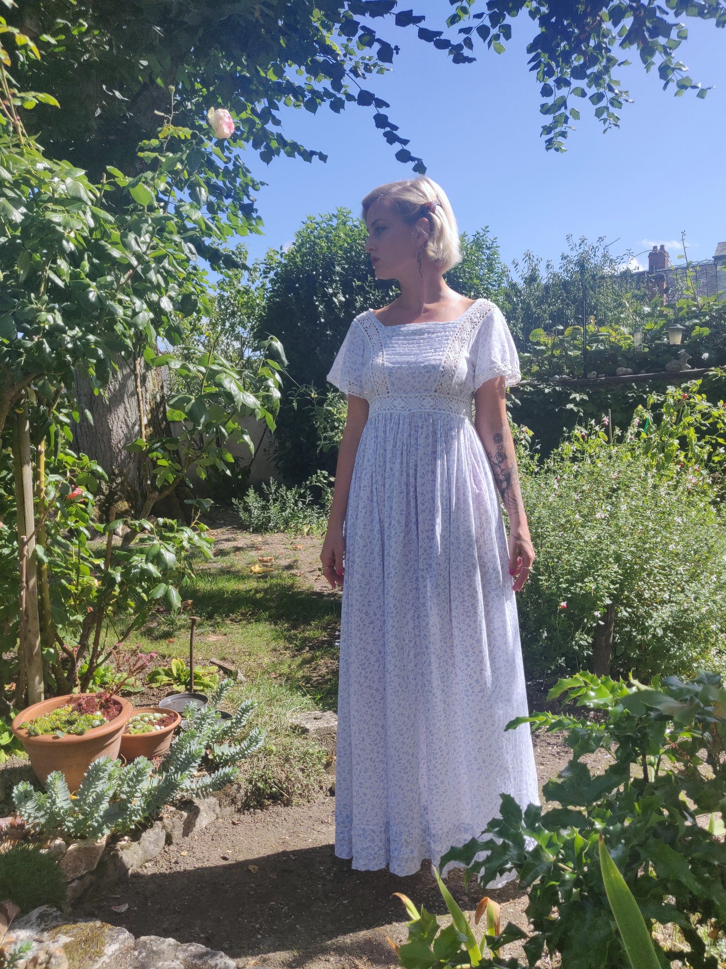 1970s Laura Ashley Summer Dress