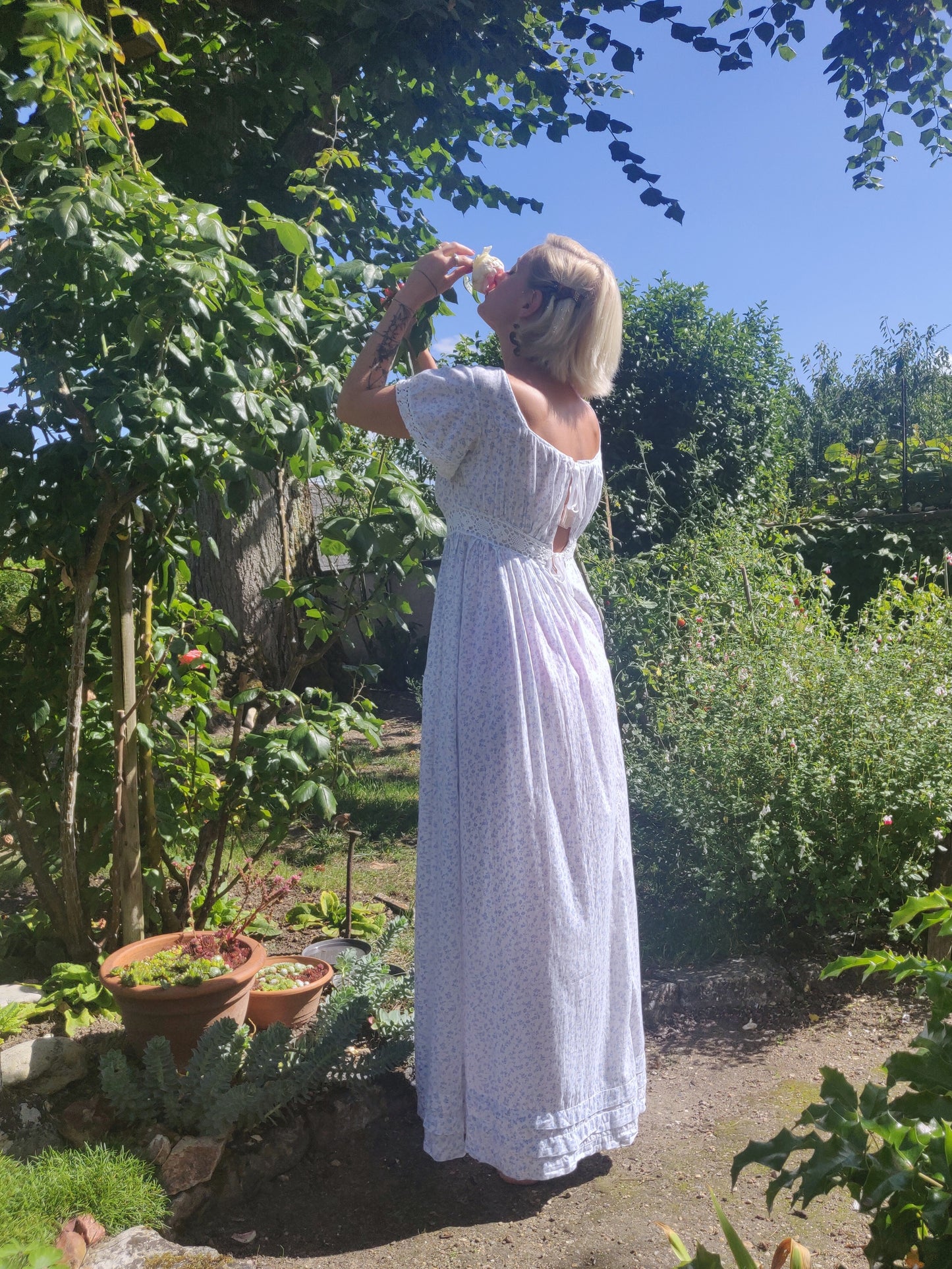 1970s Laura Ashley Summer Dress