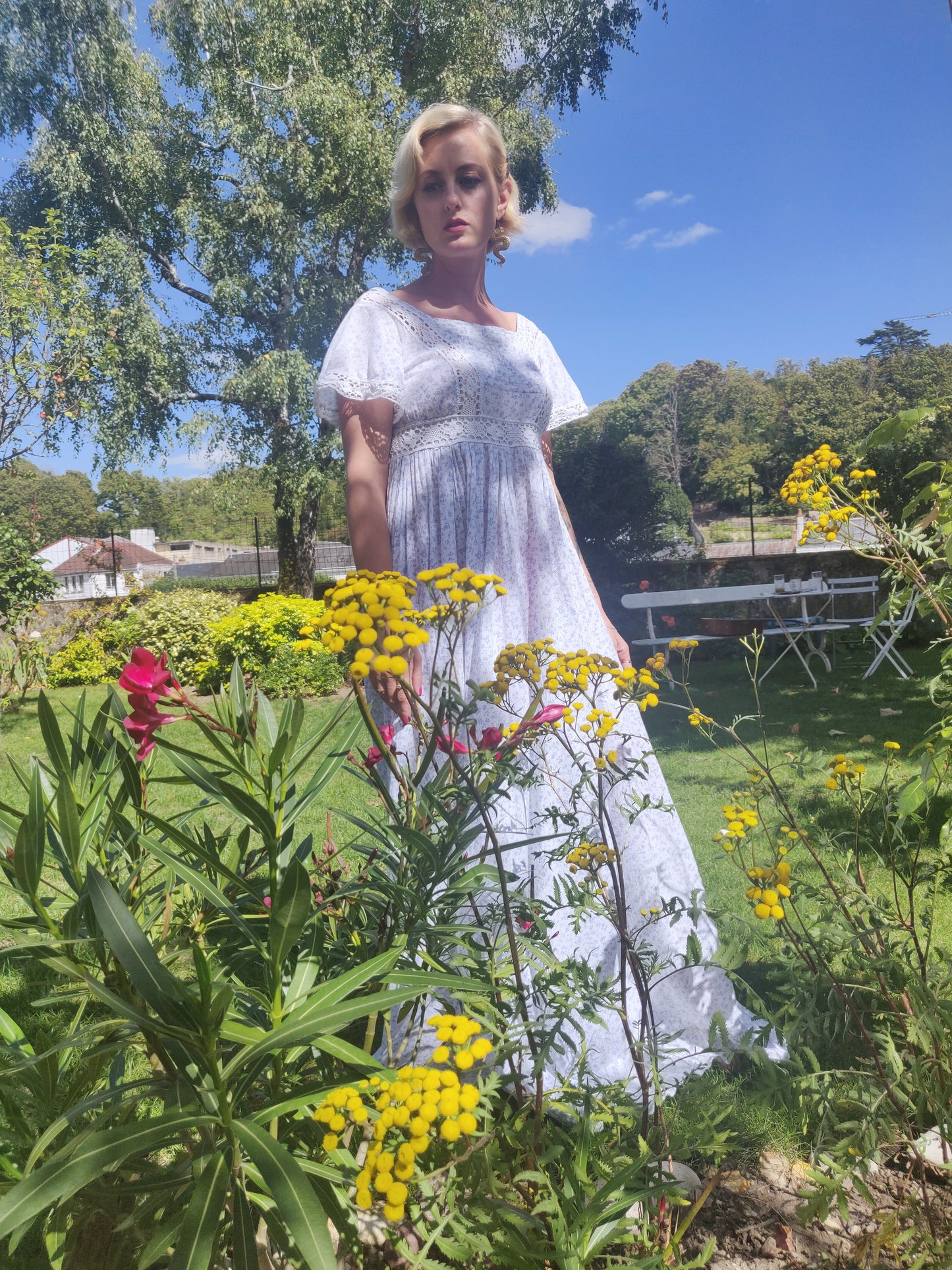 1970s Laura Ashley Summer Dress