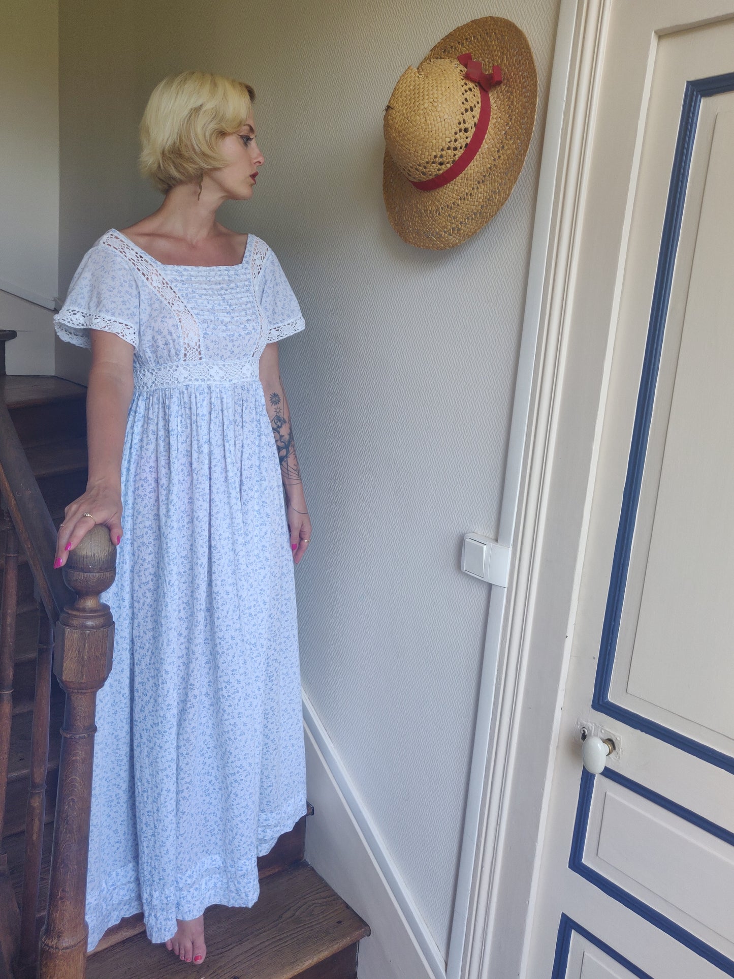 1970s Laura Ashley Summer Dress