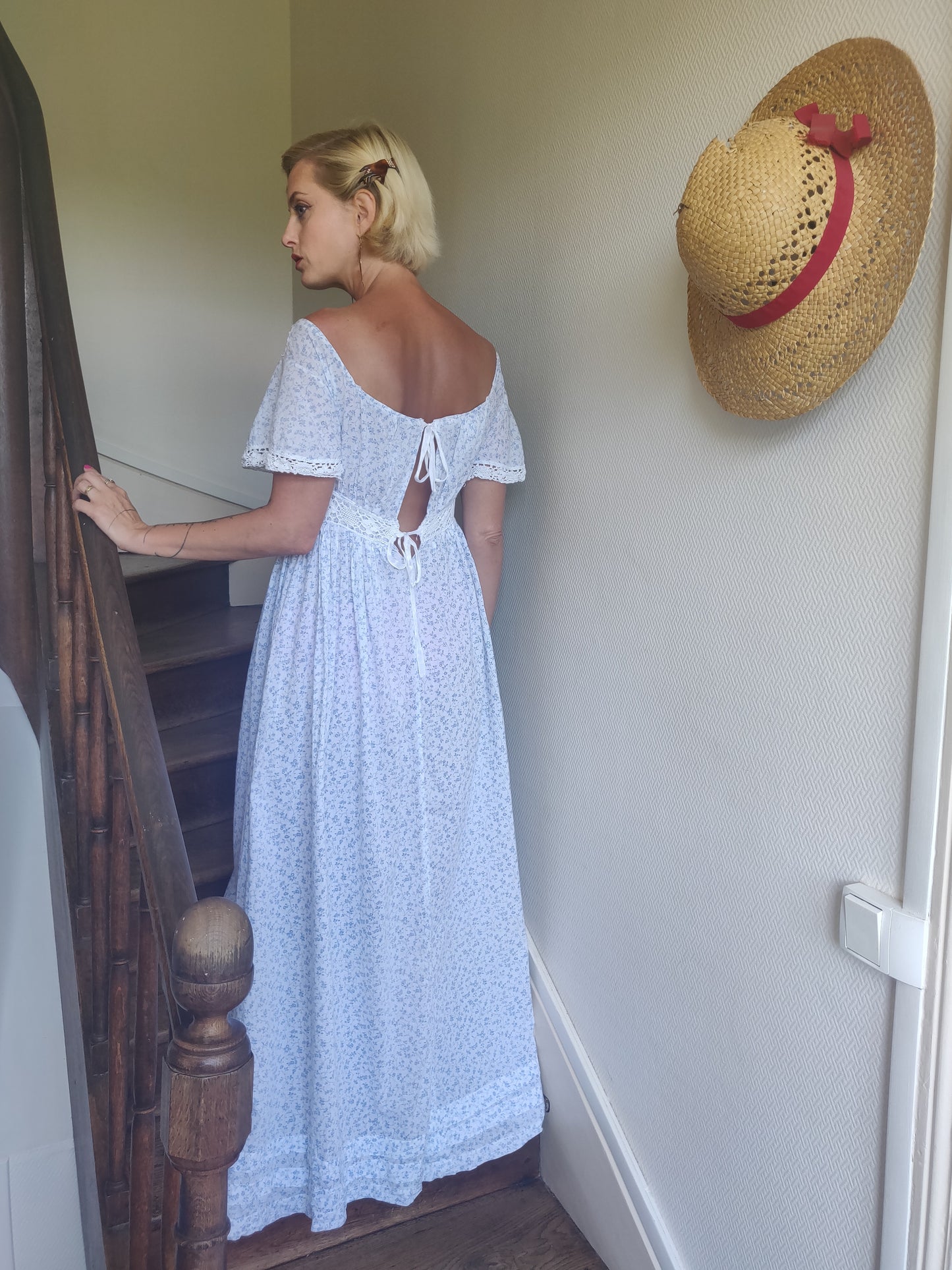 1970s Laura Ashley Summer Dress