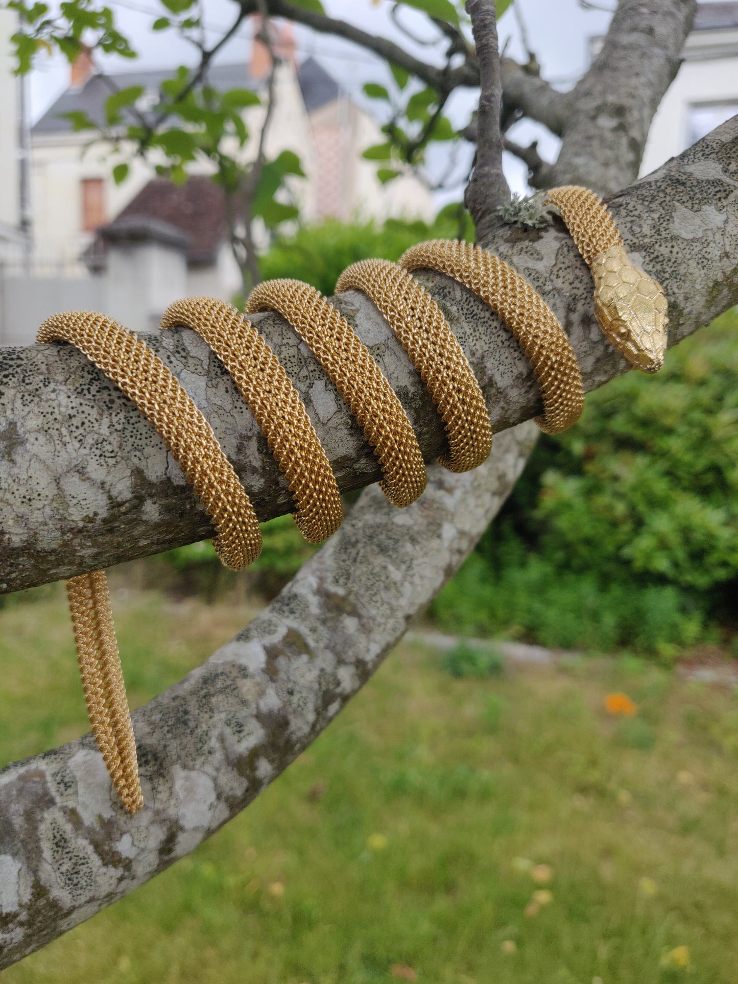 1970s Mesh Snake Belt/Necklace/Bracelet