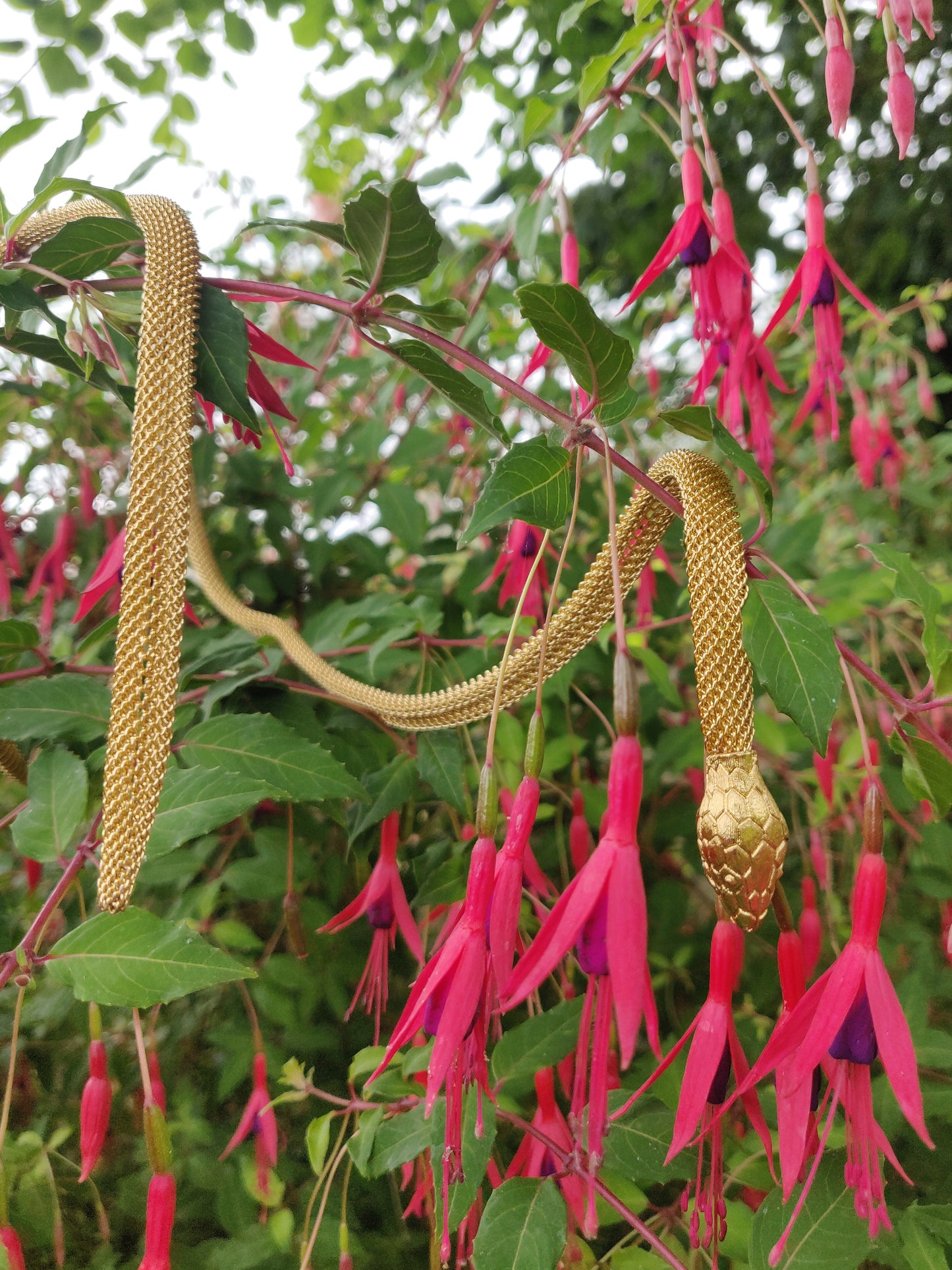 1970s Mesh Snake Belt/Necklace/Bracelet