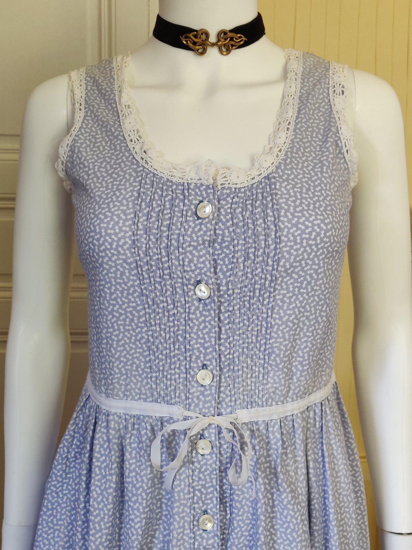 1970s Laura Ashley Sun Dress