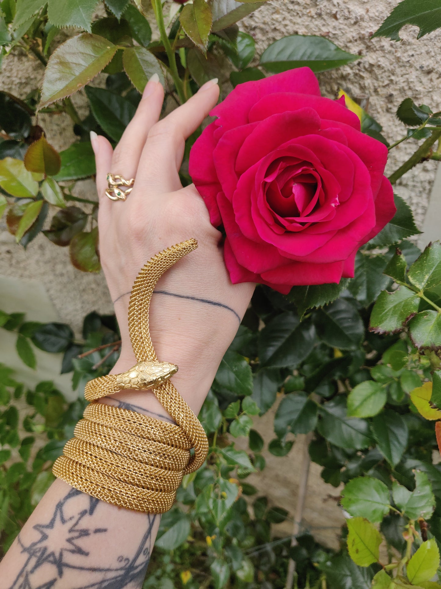 1970s Mesh Snake Belt/Necklace/Bracelet