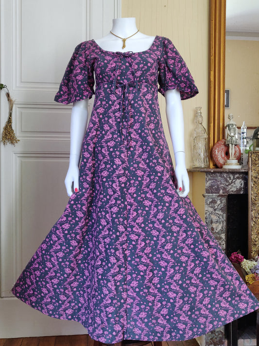 1960s/70s Laura Ashley Regency Dress