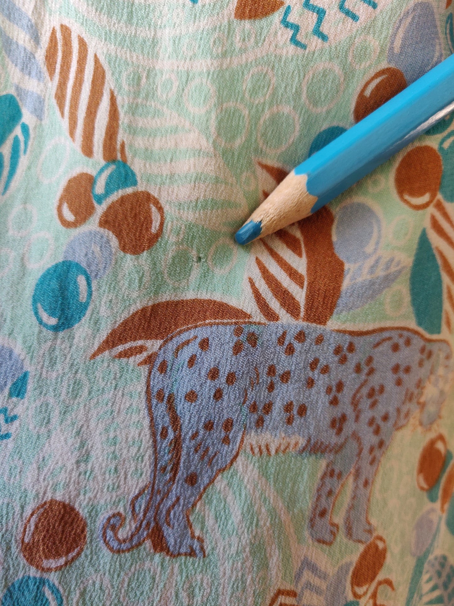 Guy Laroche Silk Print Dress