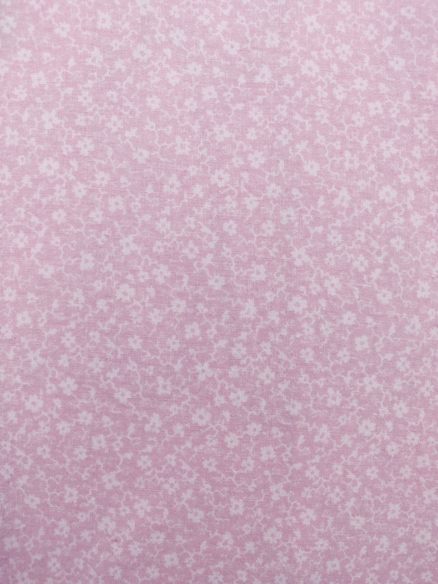 1970s Laura Ashley Pale Bubblegum Pink Calico Dress