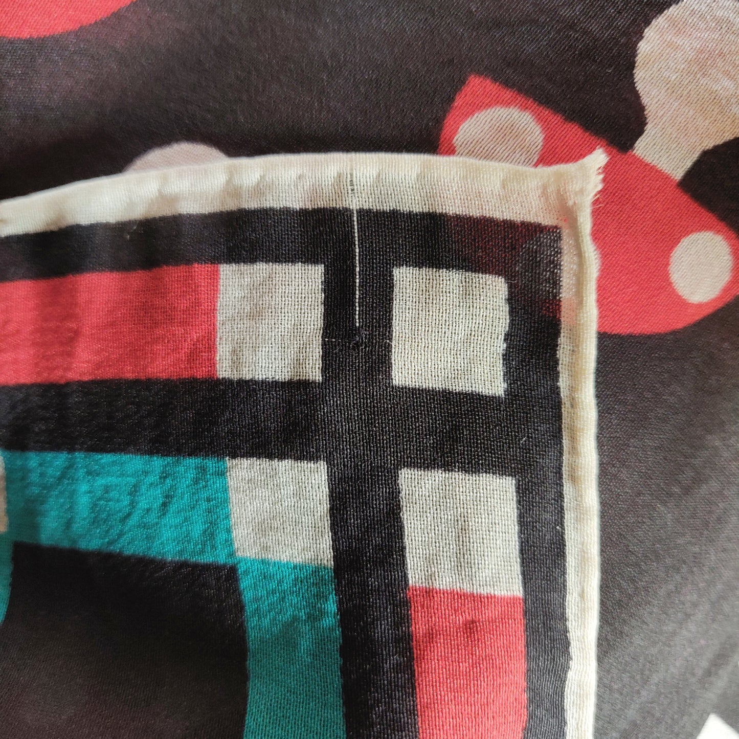 1970s Lanvin Mushroom Foulard
