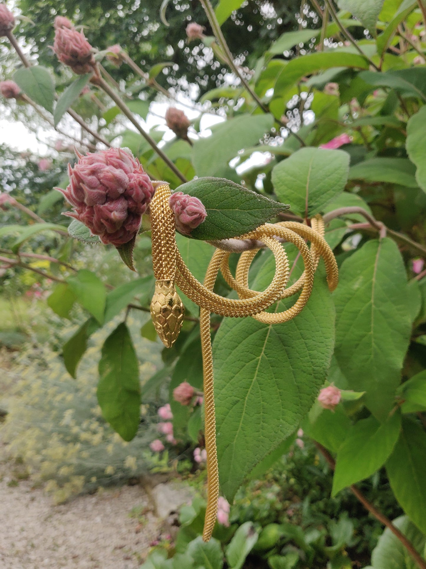 1970s Mesh Snake Belt/Necklace/Bracelet