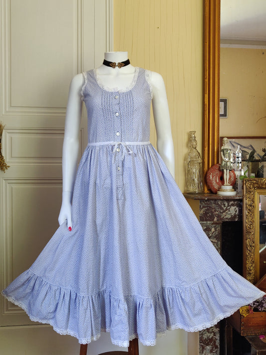 1970s Laura Ashley Sun Dress