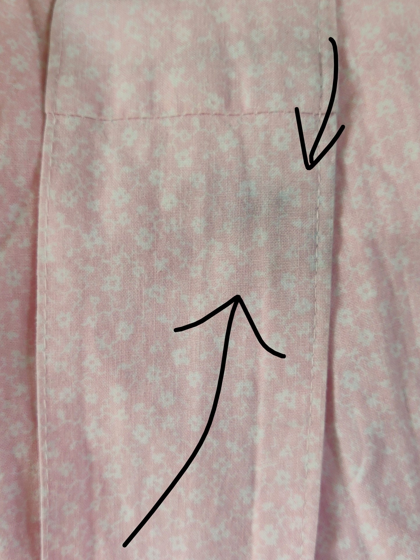 1970s Laura Ashley Pale Bubblegum Pink Calico Dress