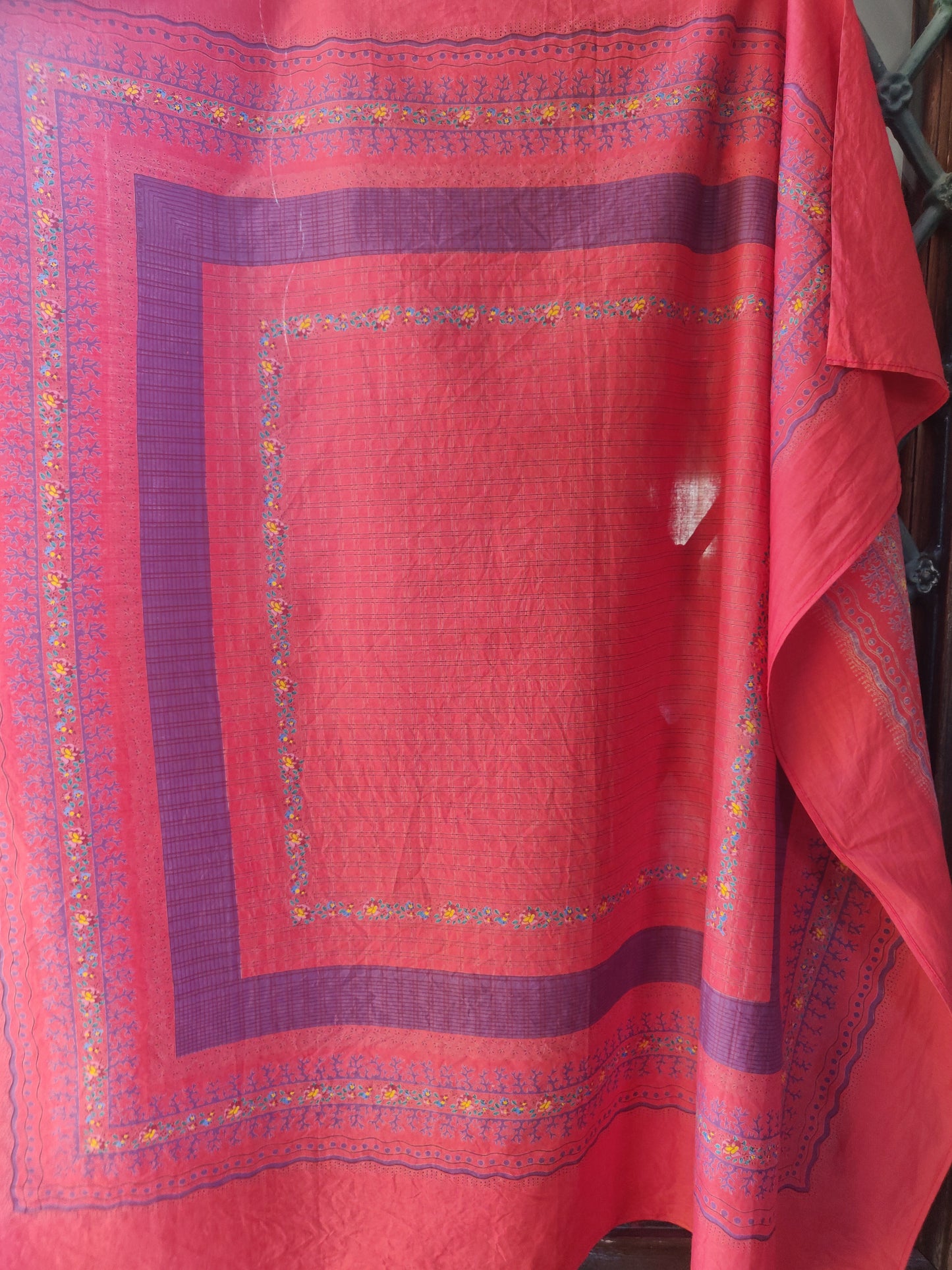 Exceptional 1970s Souleiado Dress and Scarf