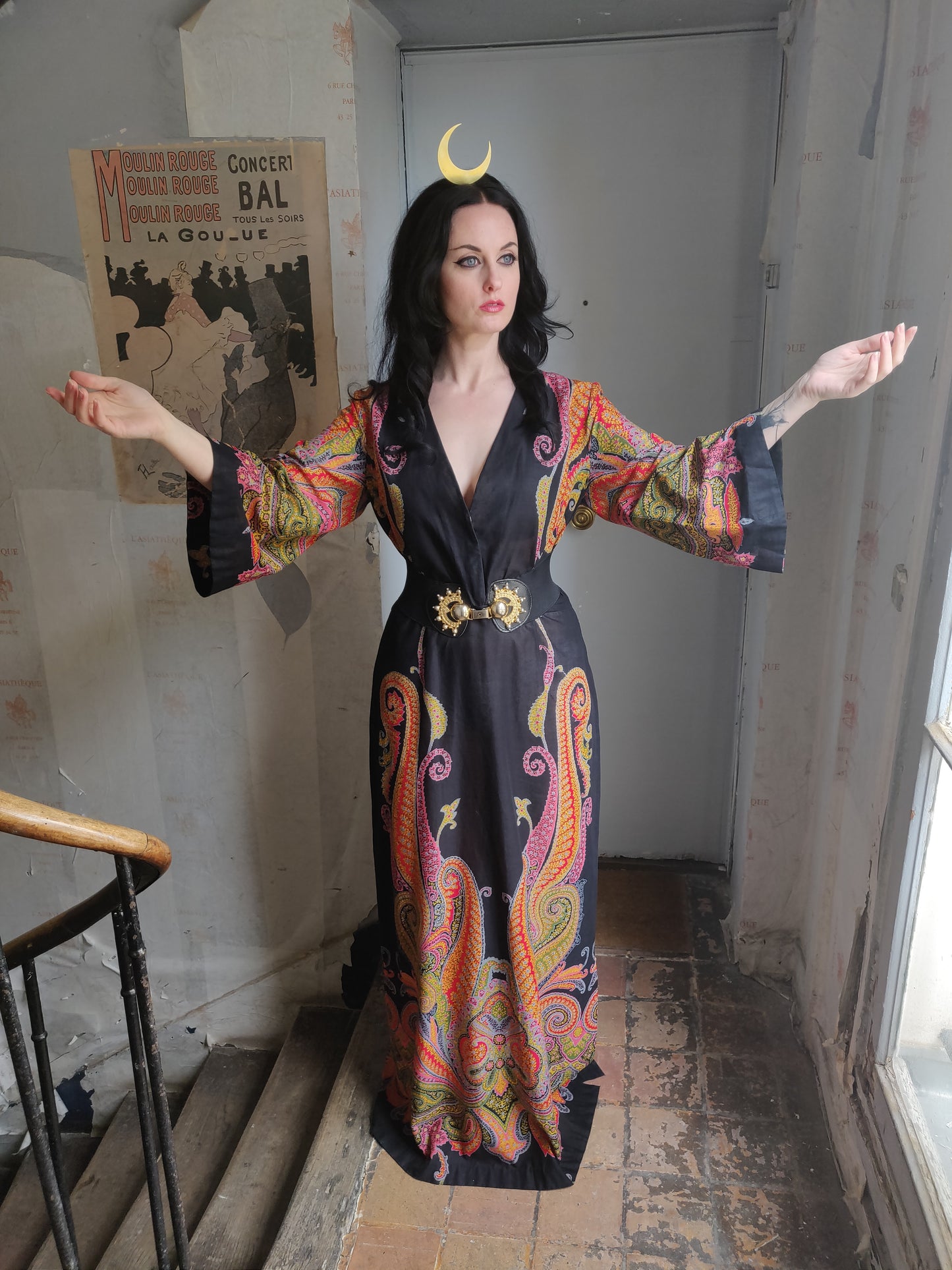 Magnificent Souleiado Kaftan Dress