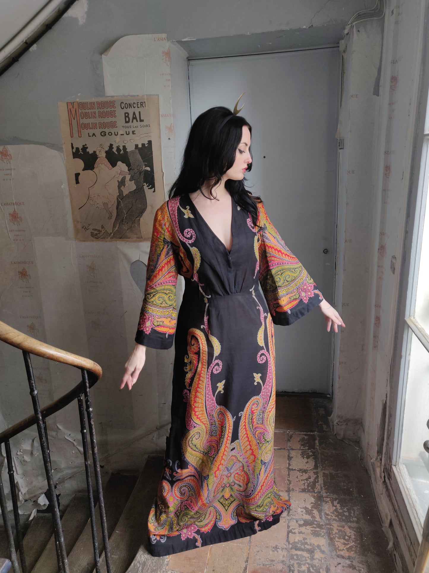 Magnificent Souleiado Kaftan Dress