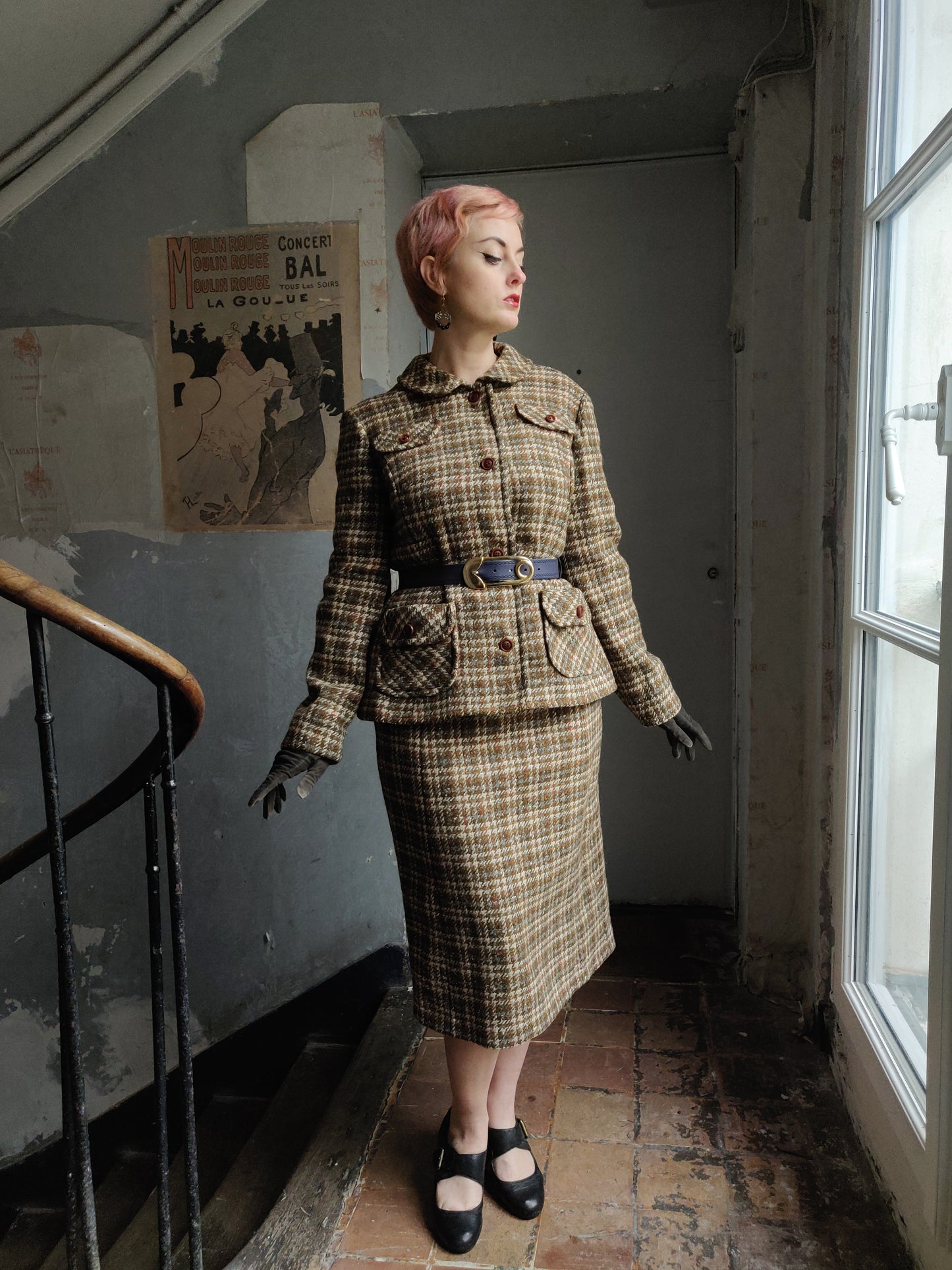 1940s/50s Pendleton Skirt Suit