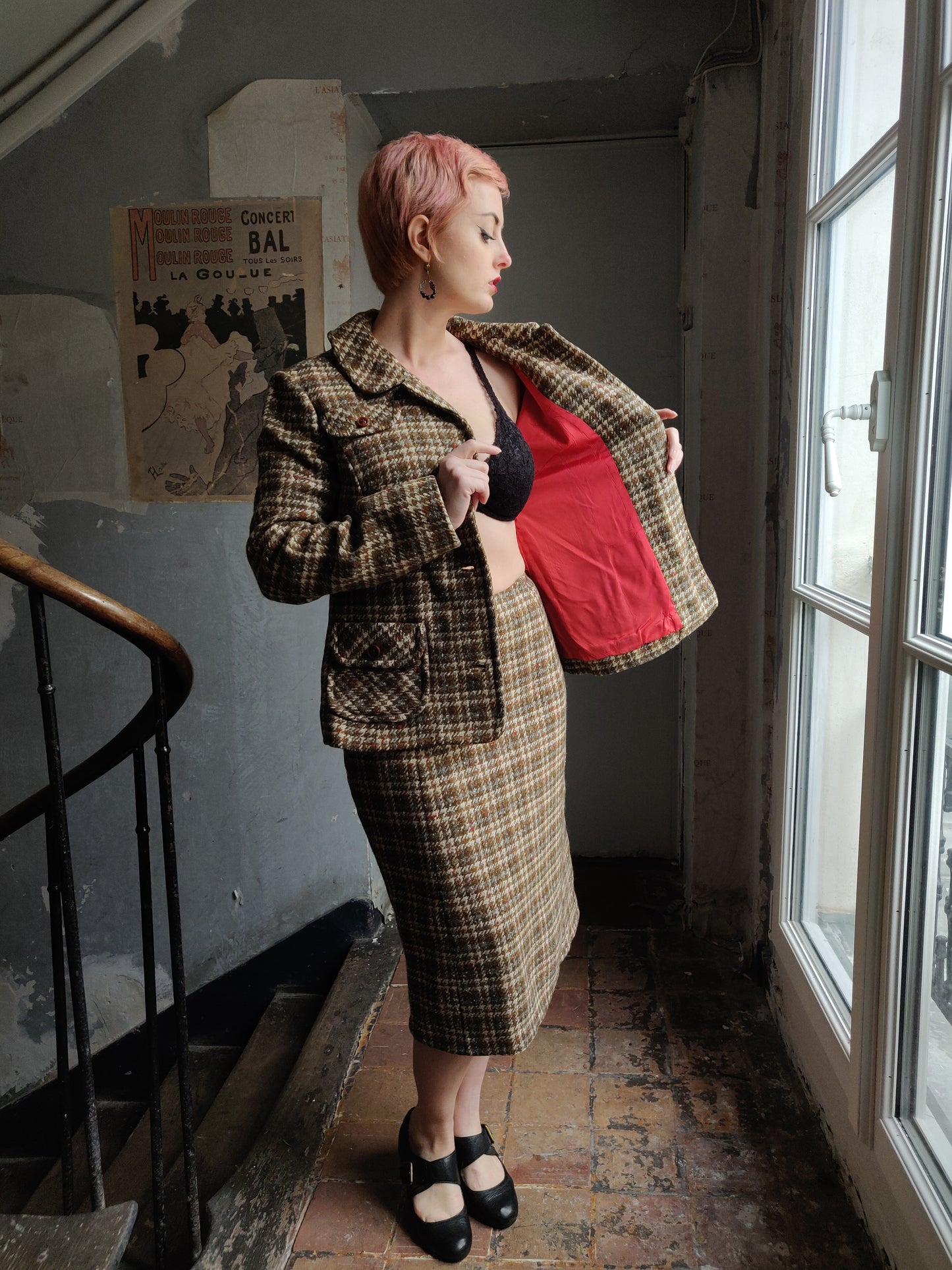 1940s/50s Pendleton Skirt Suit