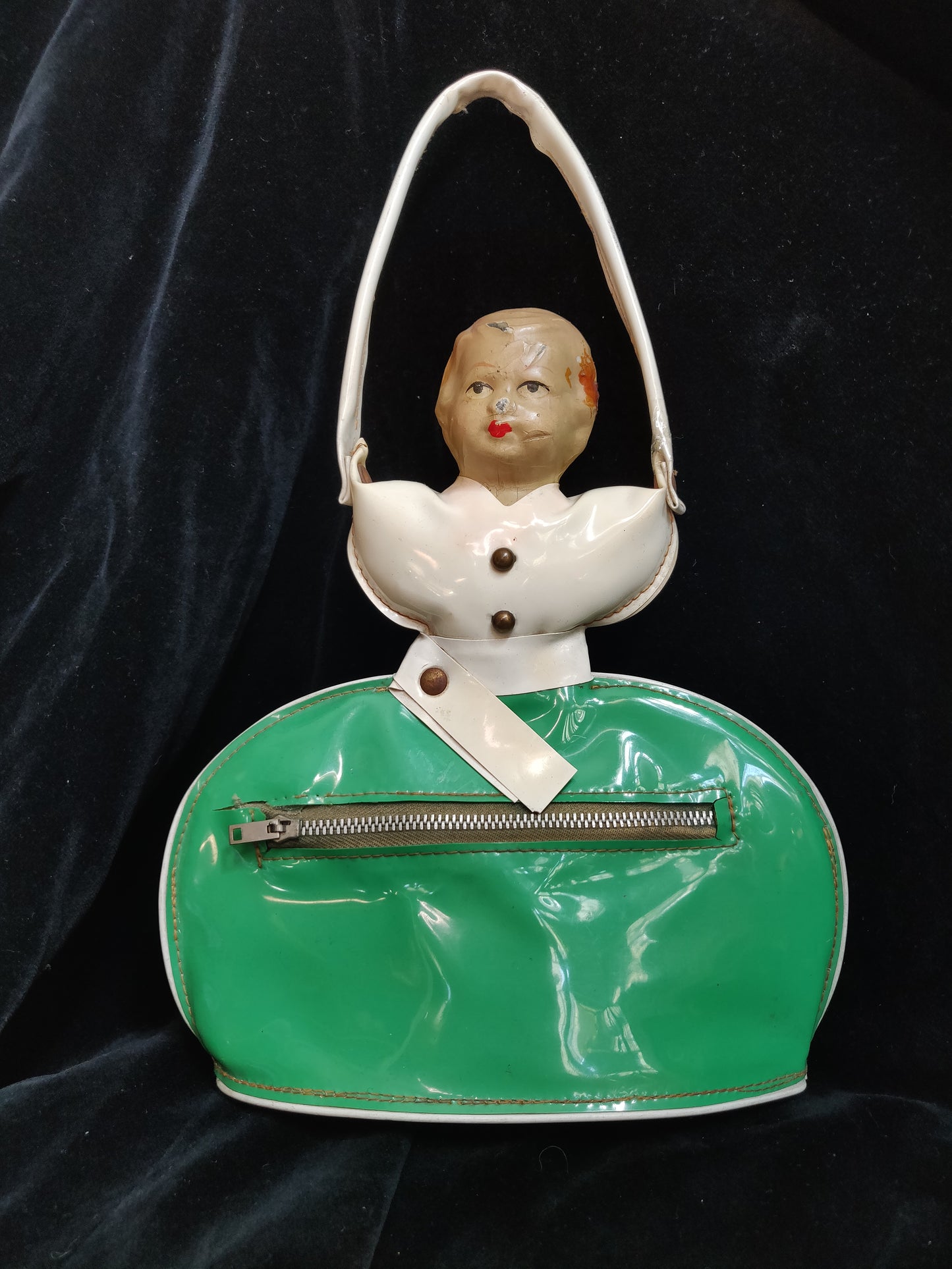 1930s/40s Unusual Vinyl Doll Purse