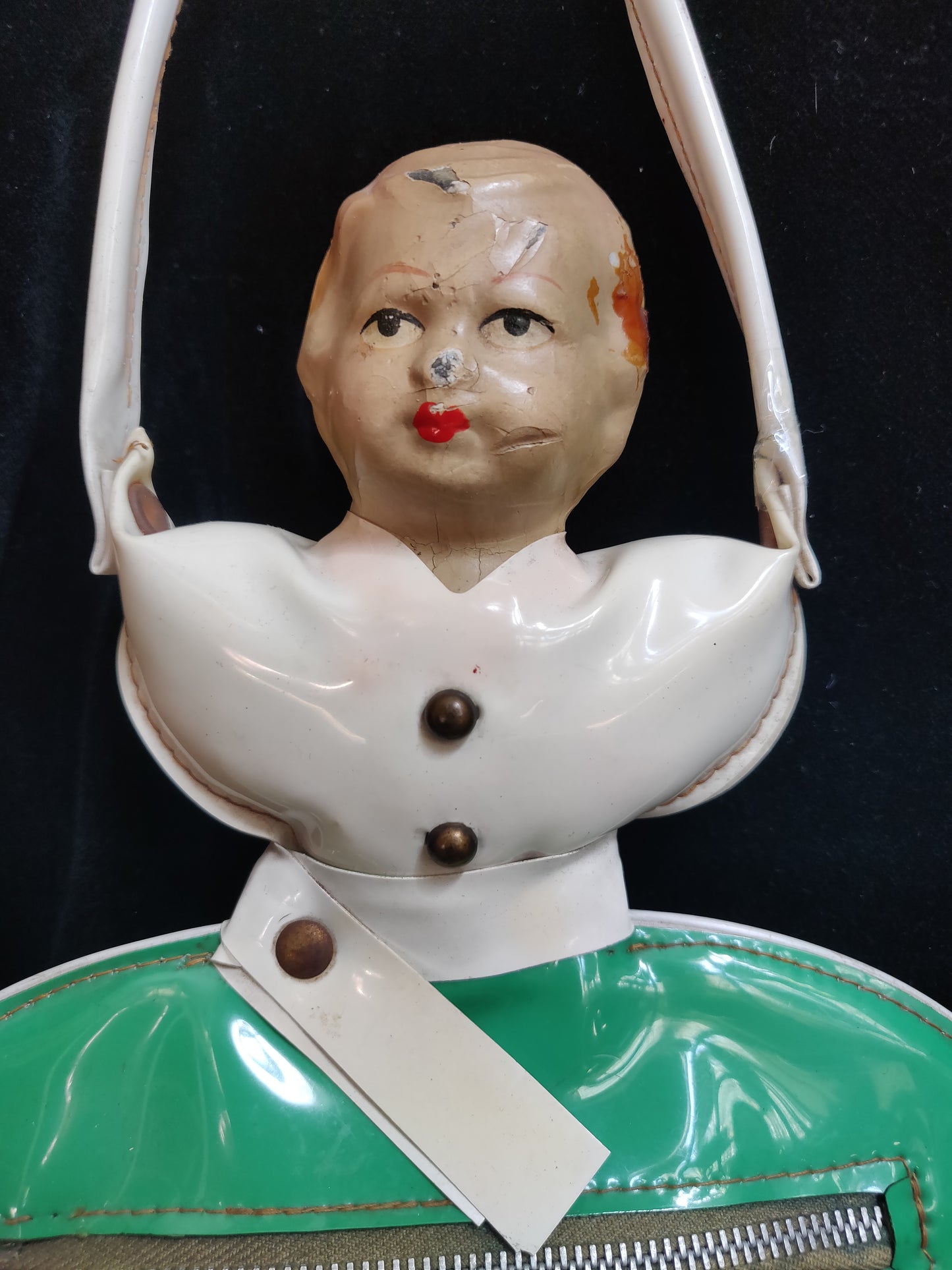 1930s/40s Unusual Vinyl Doll Purse