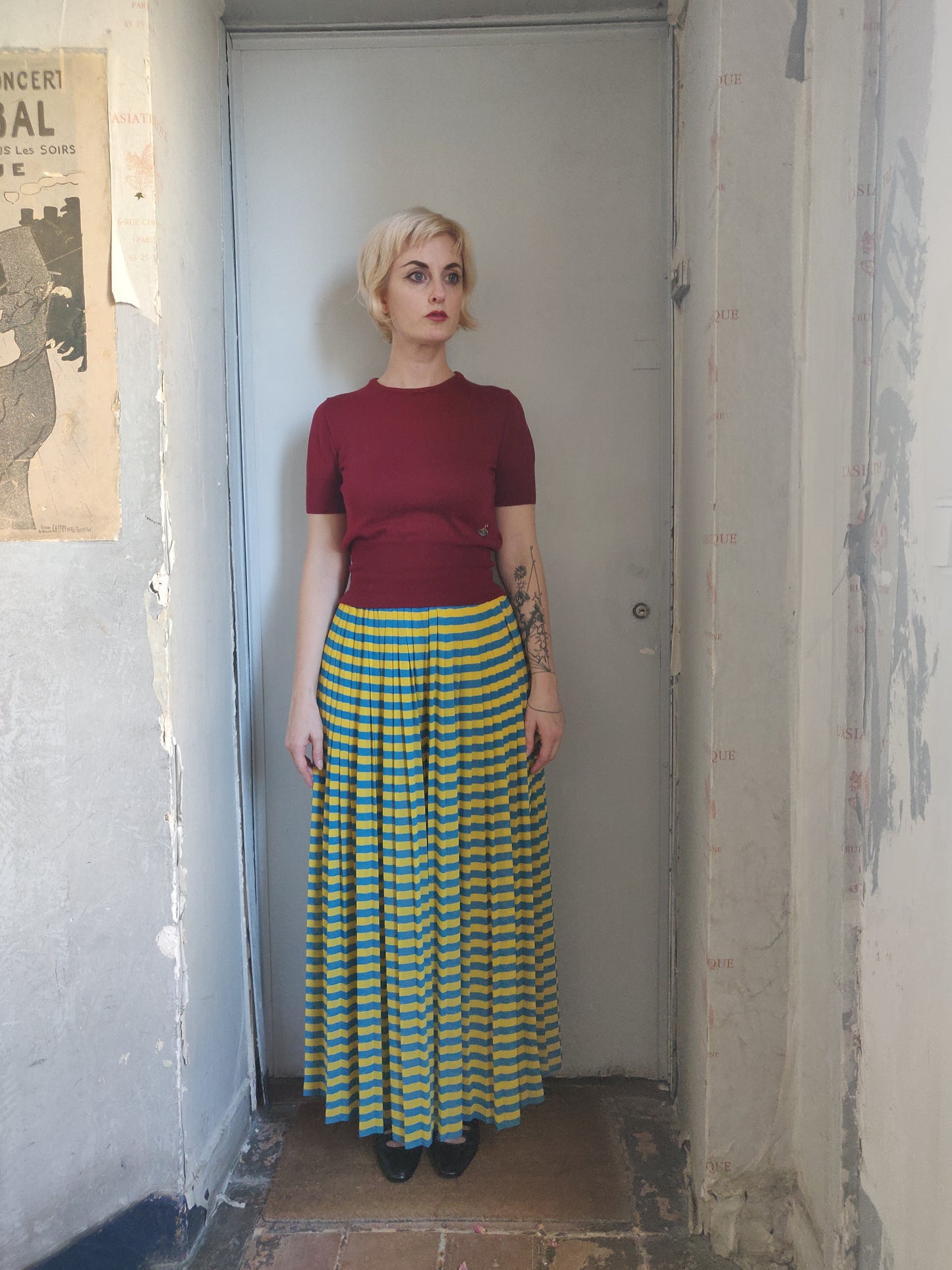 Louis Féraud Pleated Culottes / Palazzo Pants