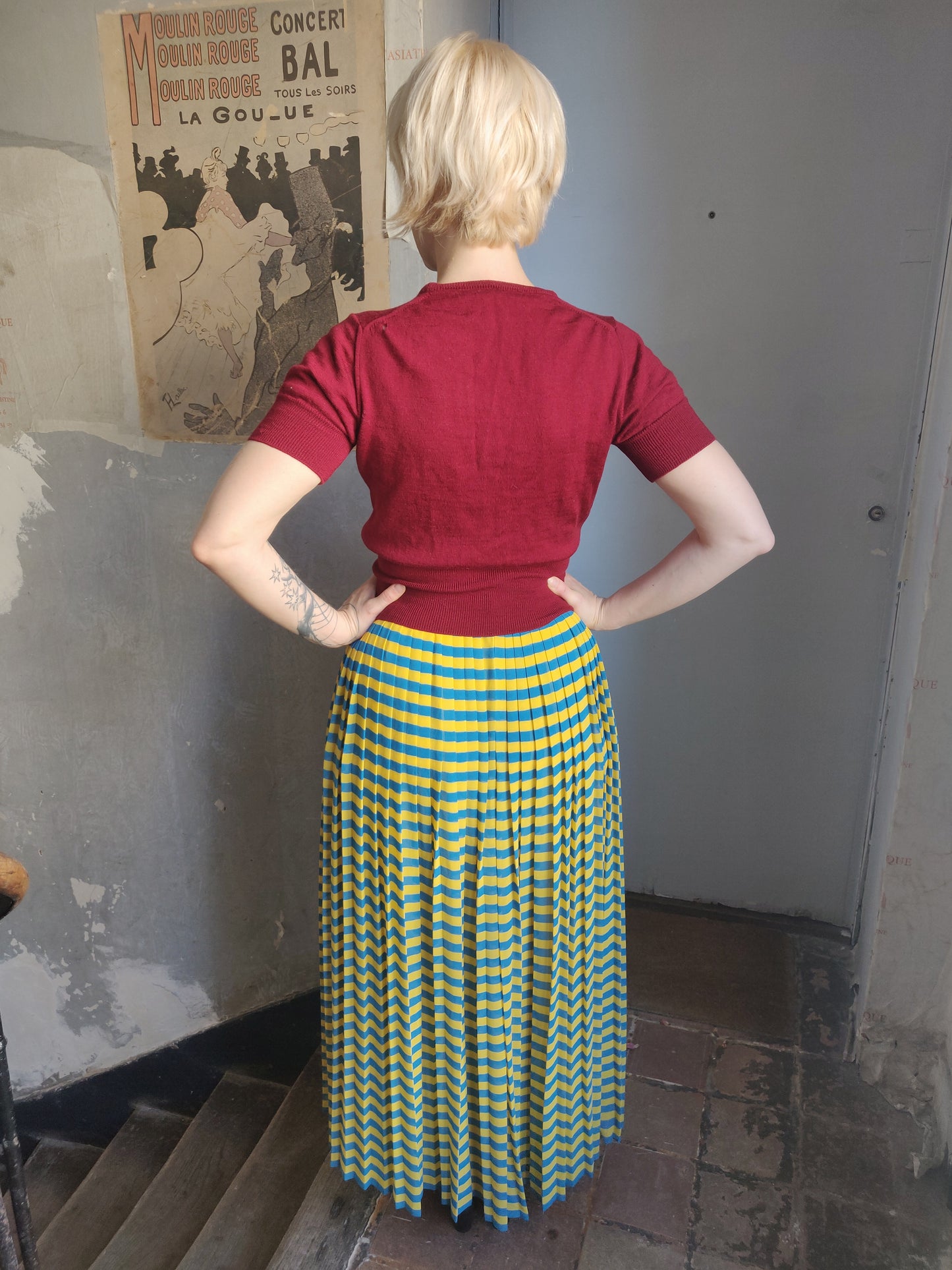 Louis Féraud Pleated Culottes / Palazzo Pants