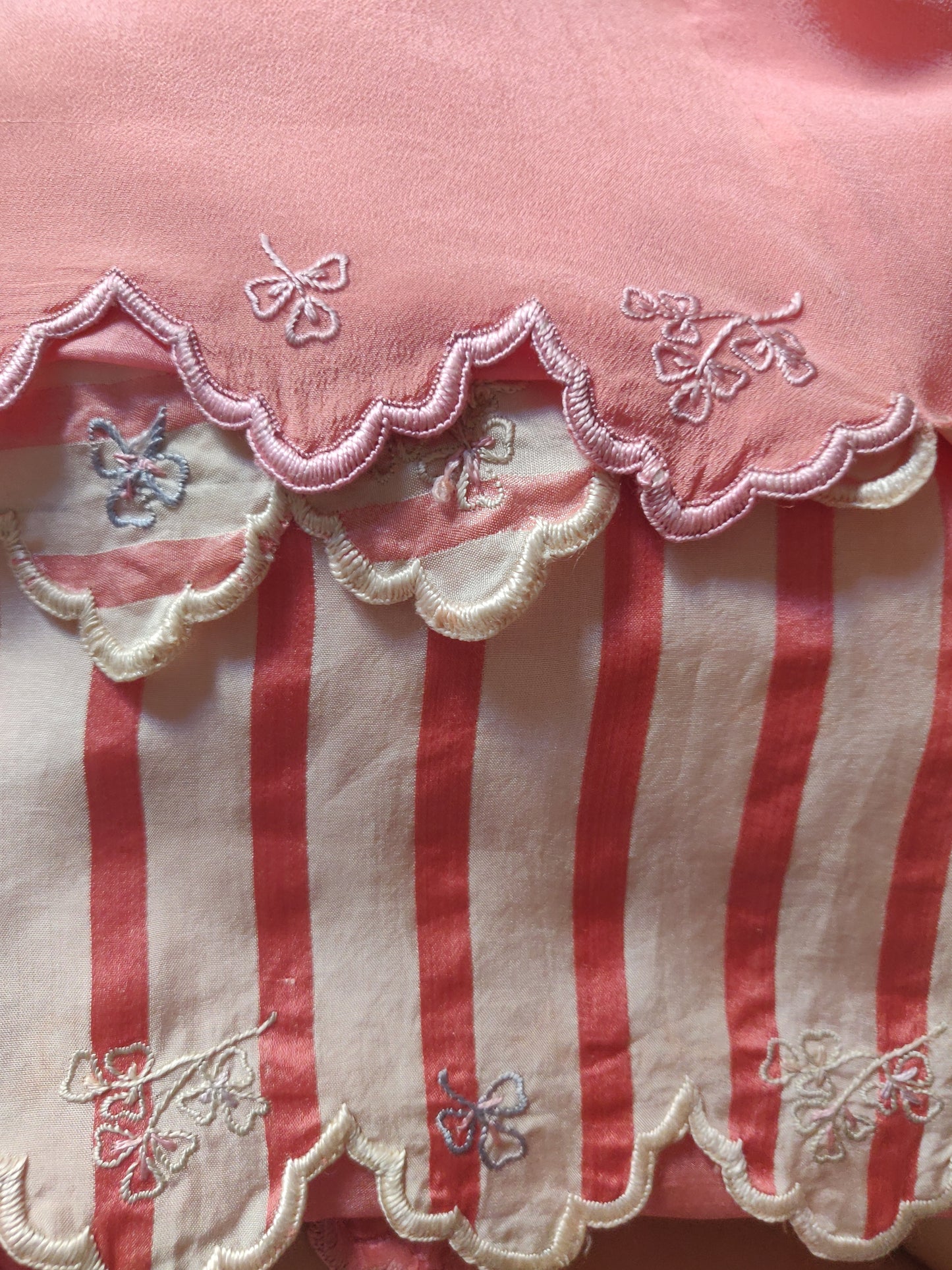 1930s French Silk Reversible Capelet / Liseuse / Bed Jacket