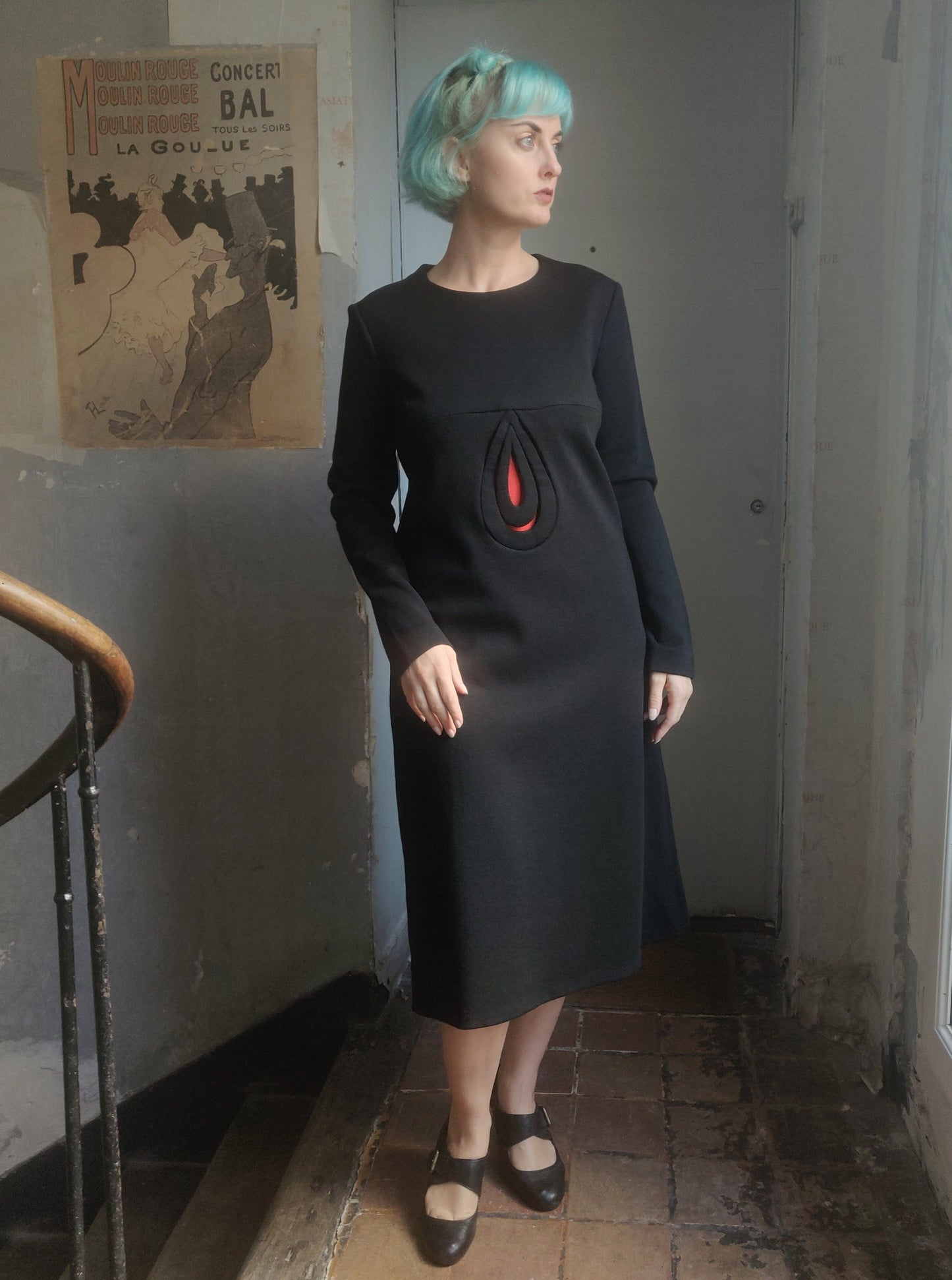 1960s Pierre Cardin Space Age Cut Out Dress