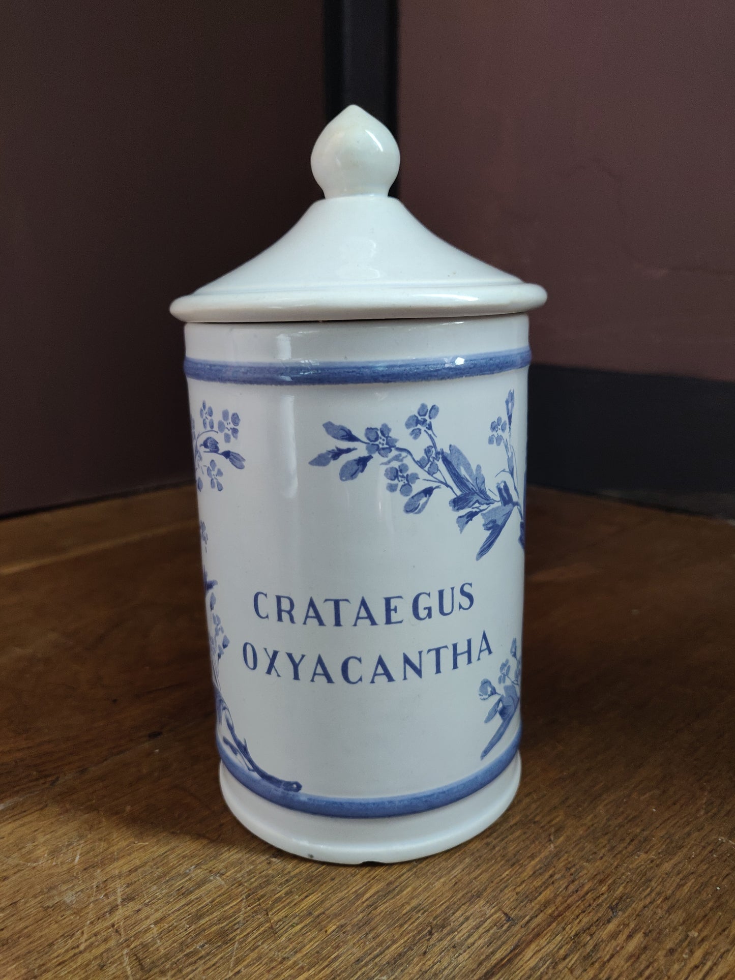 Set of 3 French Apothecary Jars - Opium, Crataegus and Capsicum