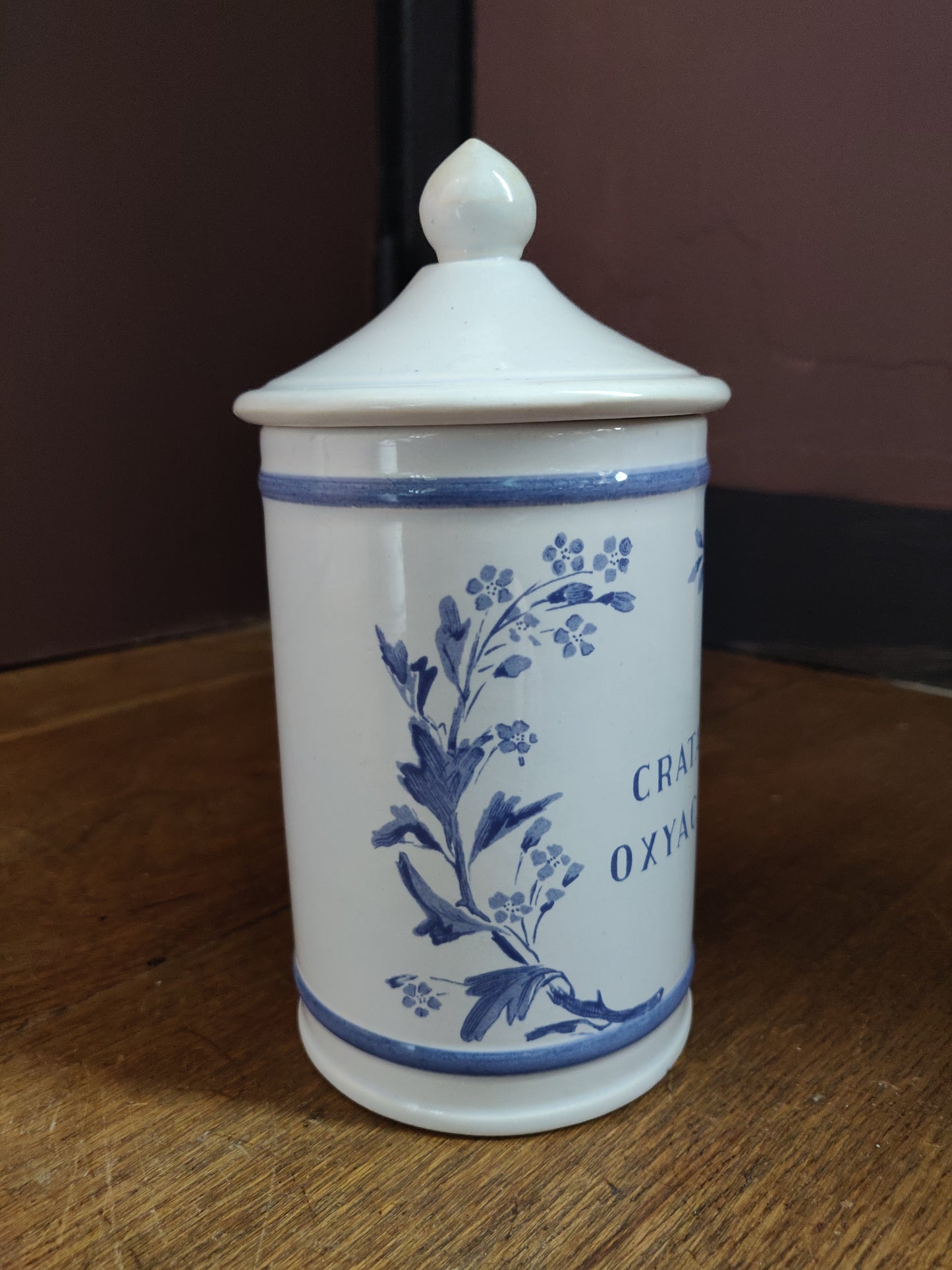 Set of 3 French Apothecary Jars - Opium, Crataegus and Capsicum
