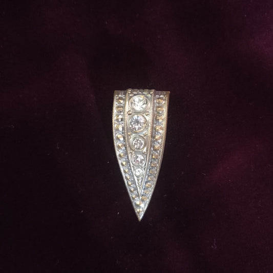 1920s/30s Art Déco Diamanté Clip