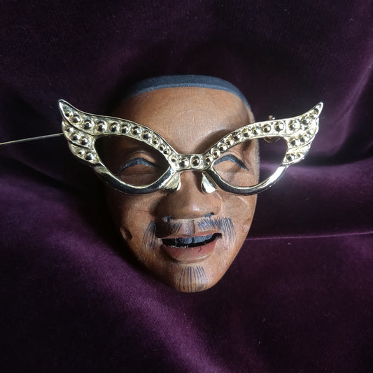 1950s-style "Cat Eyes" Brooch