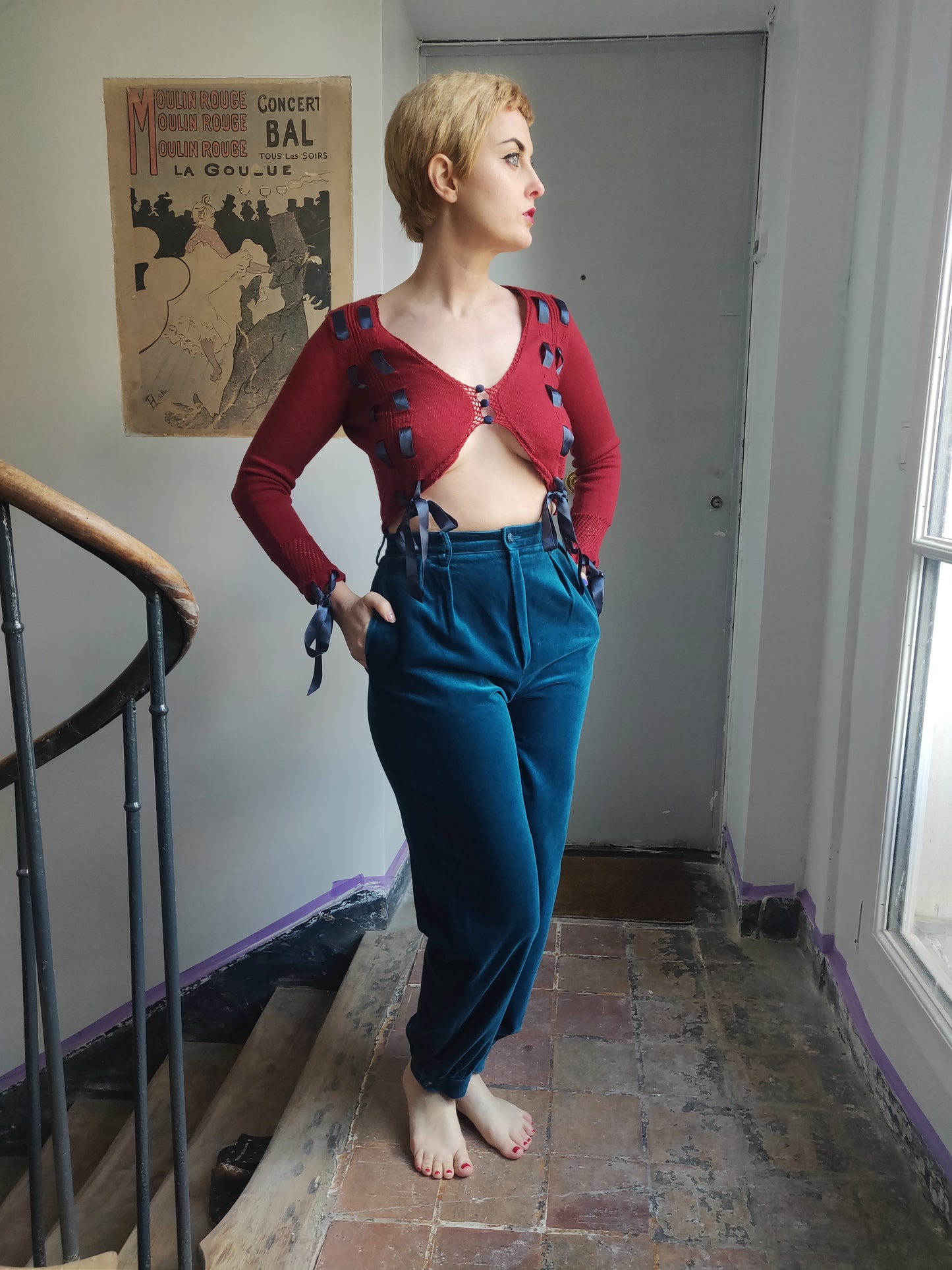 1970s Guy Laroche Velvet Trousers